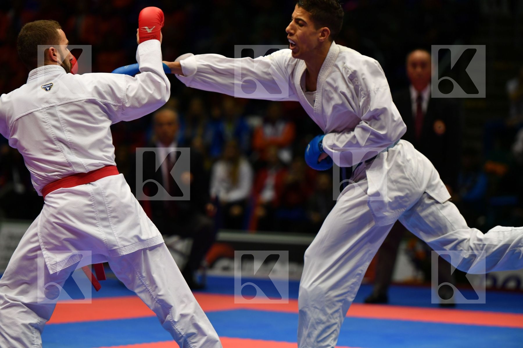 Ameknassi Abdessalam Gomez Matias Male kumite -60 kg Morocco Spa
