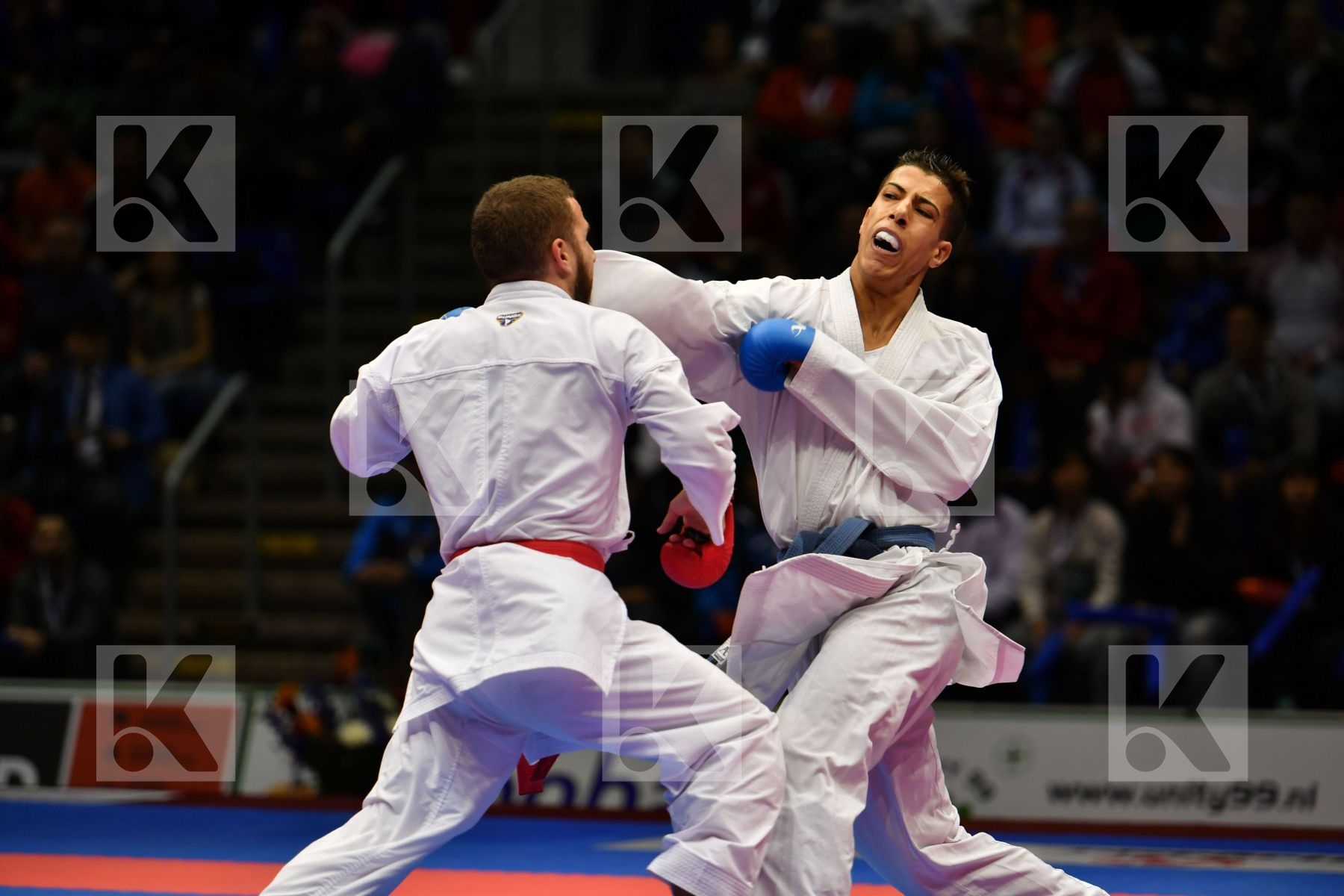 Ameknassi Abdessalam Gomez Matias Male kumite -60 kg Morocco Spa