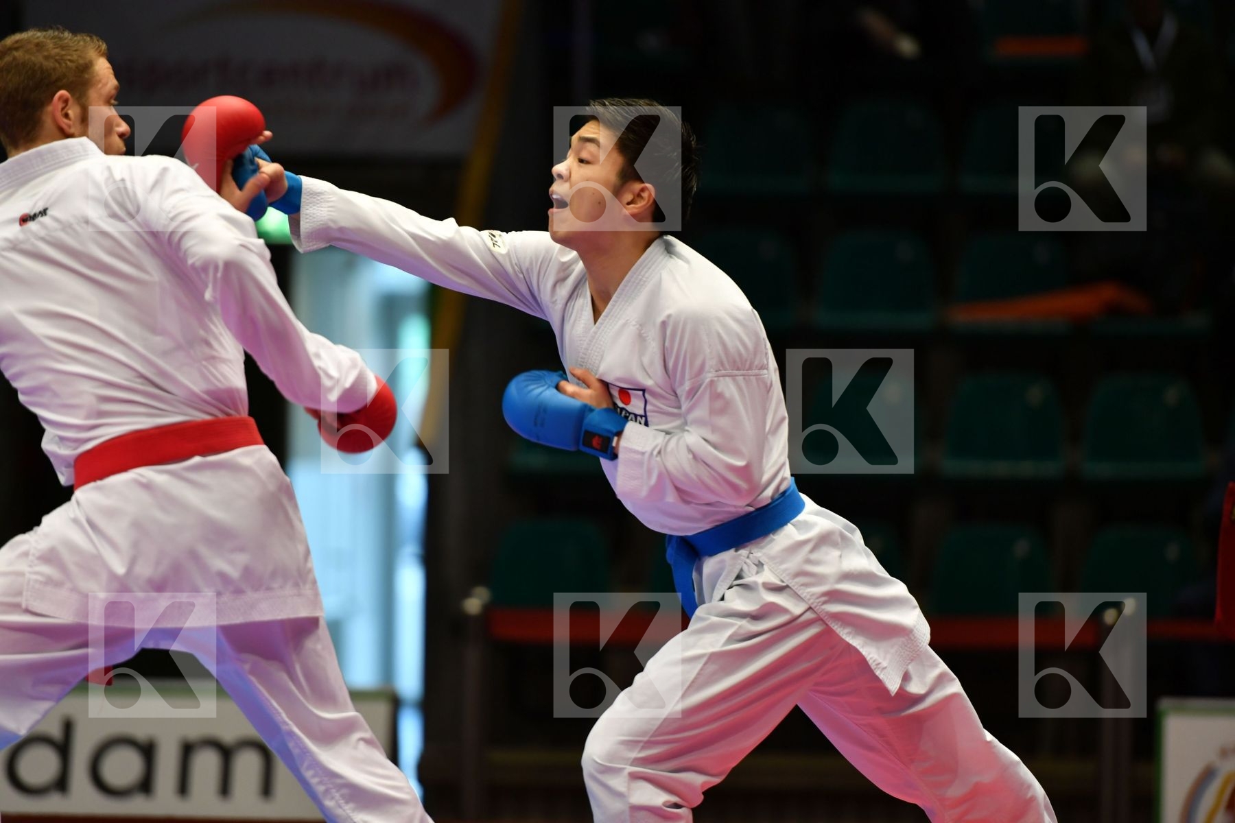 Belgium Dasoul Michael Japan Male kumite -60 kg Sago Naoto