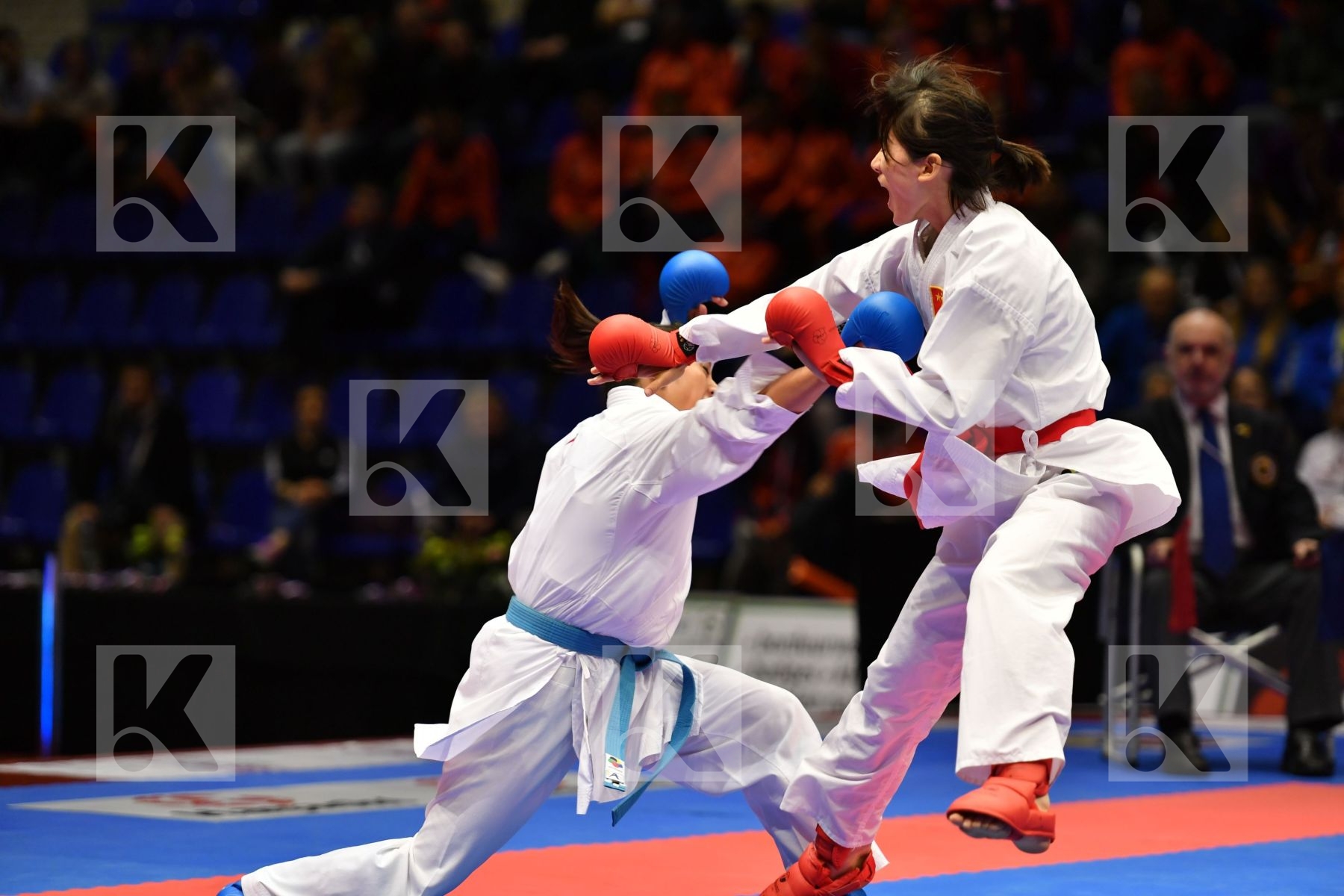 Bruna Gabriela Chile China Female kumite -50 kg Li Ranran