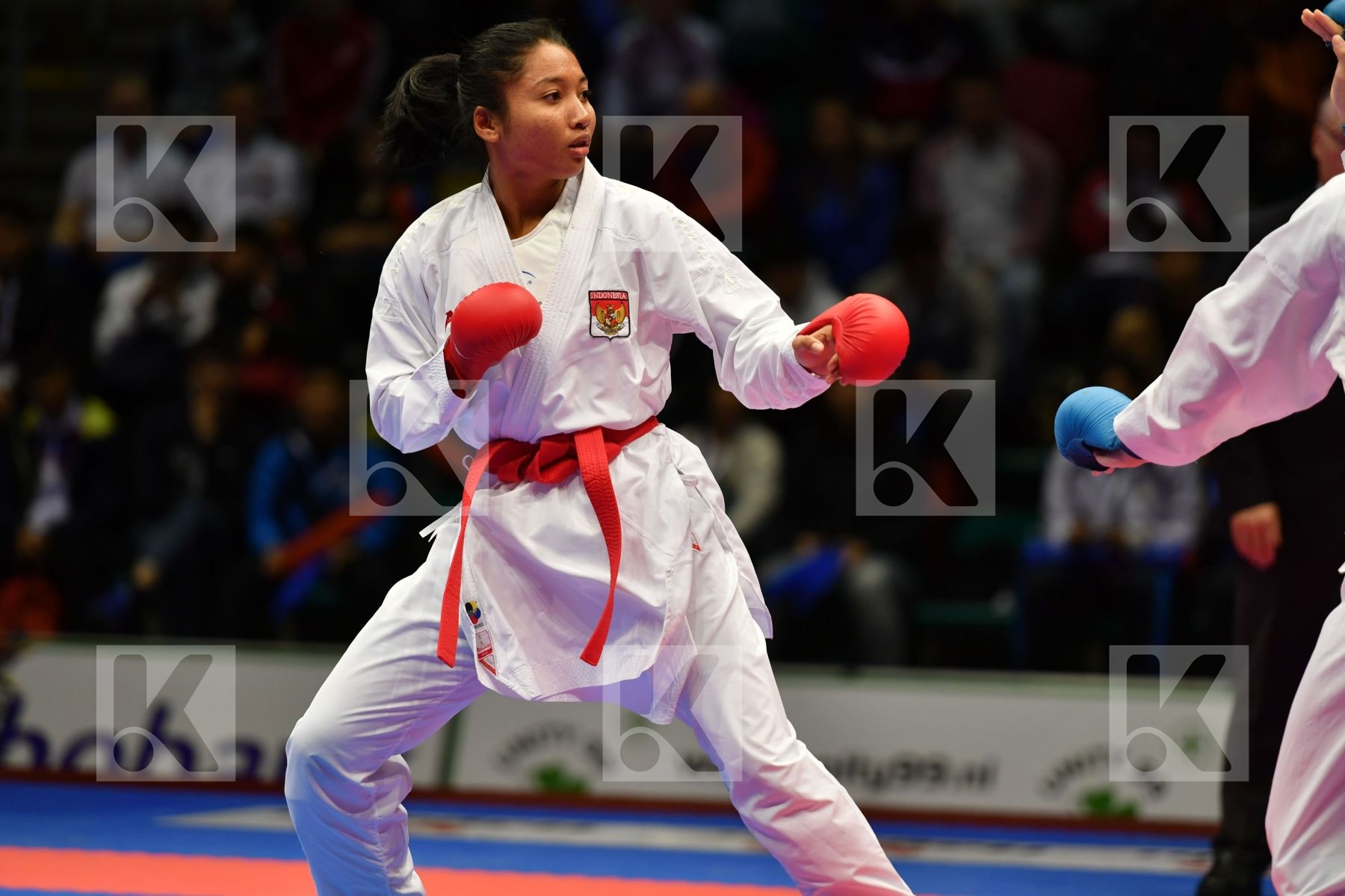 Coky Cokorda Istri Female kumite -55 kg Indonesia Kazakhstan Muk