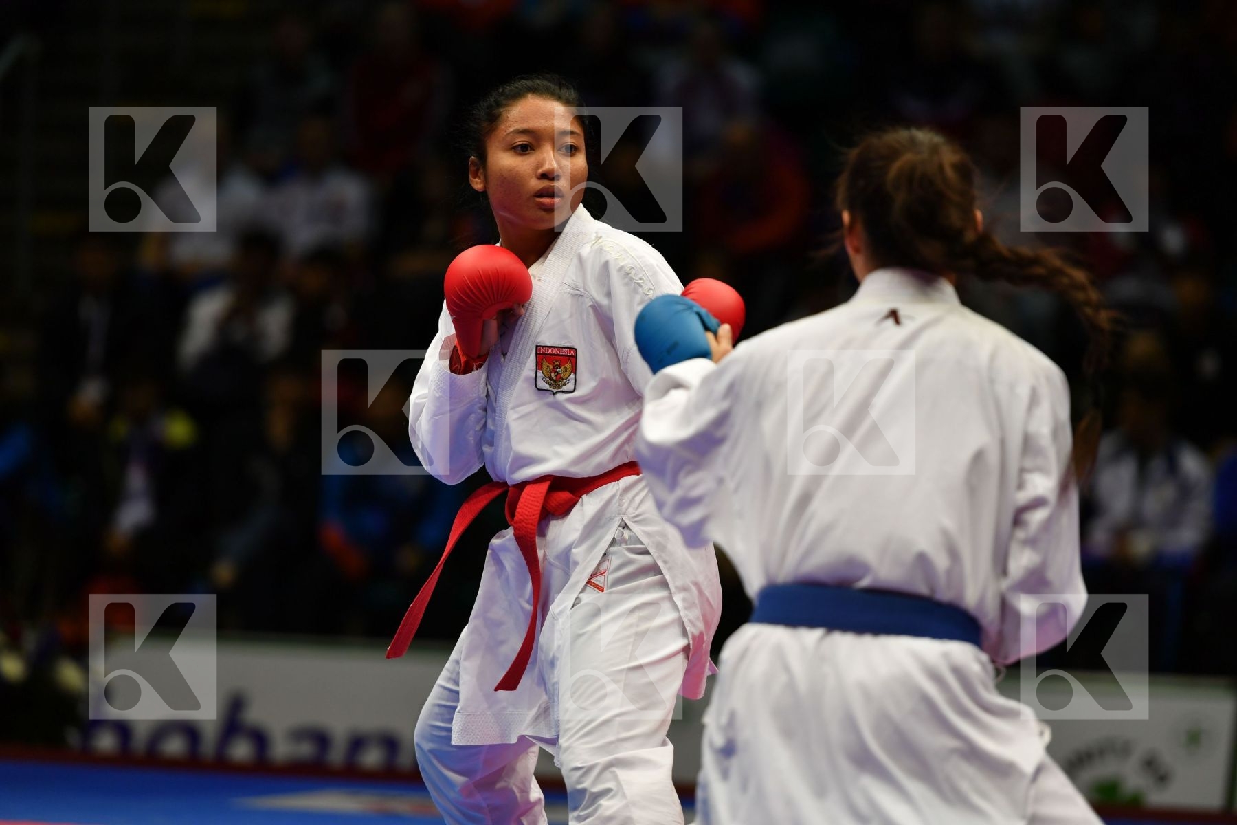 Coky Cokorda Istri Female kumite -55 kg Indonesia Kazakhstan Muk