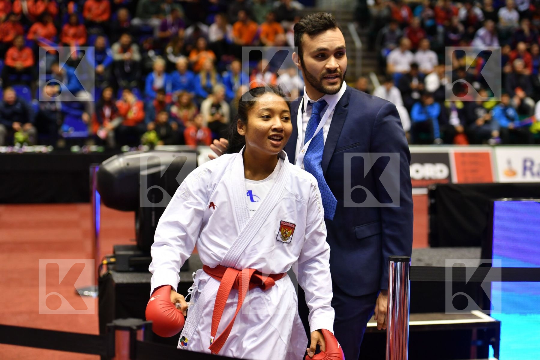 Coky Cokorda Istri Female kumite -55 kg Indonesia Kazakhstan Muk