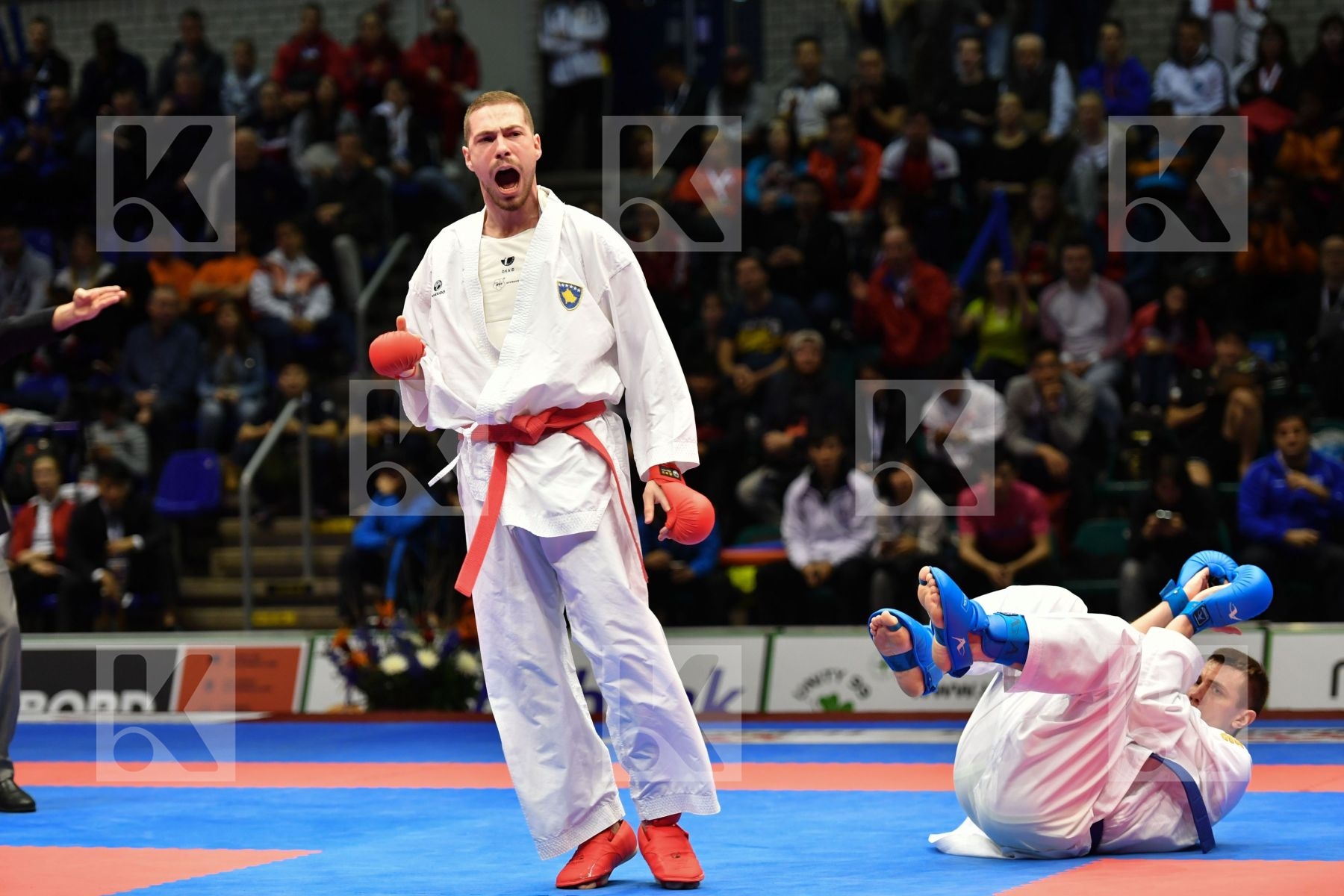 Chobotar Valerii Hungary Karaqi Alvin Kosovo Male kumite -84 kg
