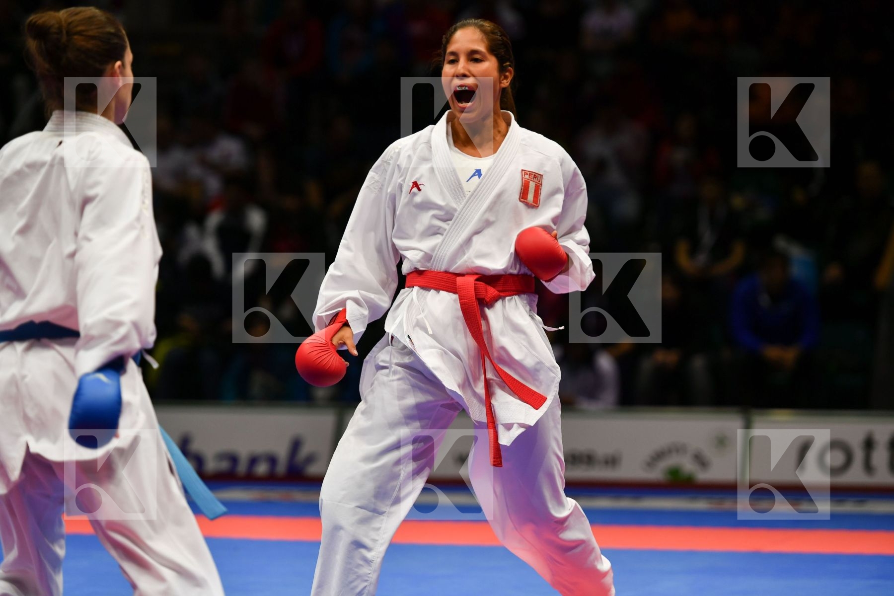 Female kumite -61 kg Grande Alexandra Peru Prekovic Jovana Serbi
