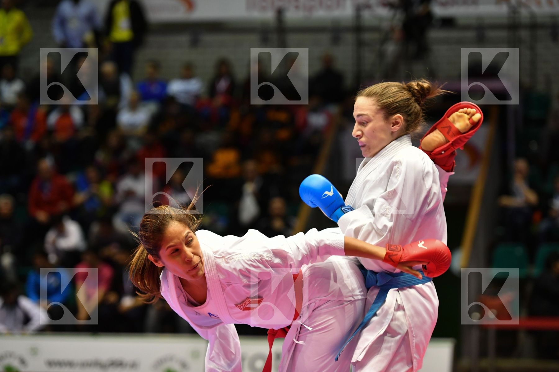 Female kumite -61 kg Grande Alexandra Peru Prekovic Jovana Serbi