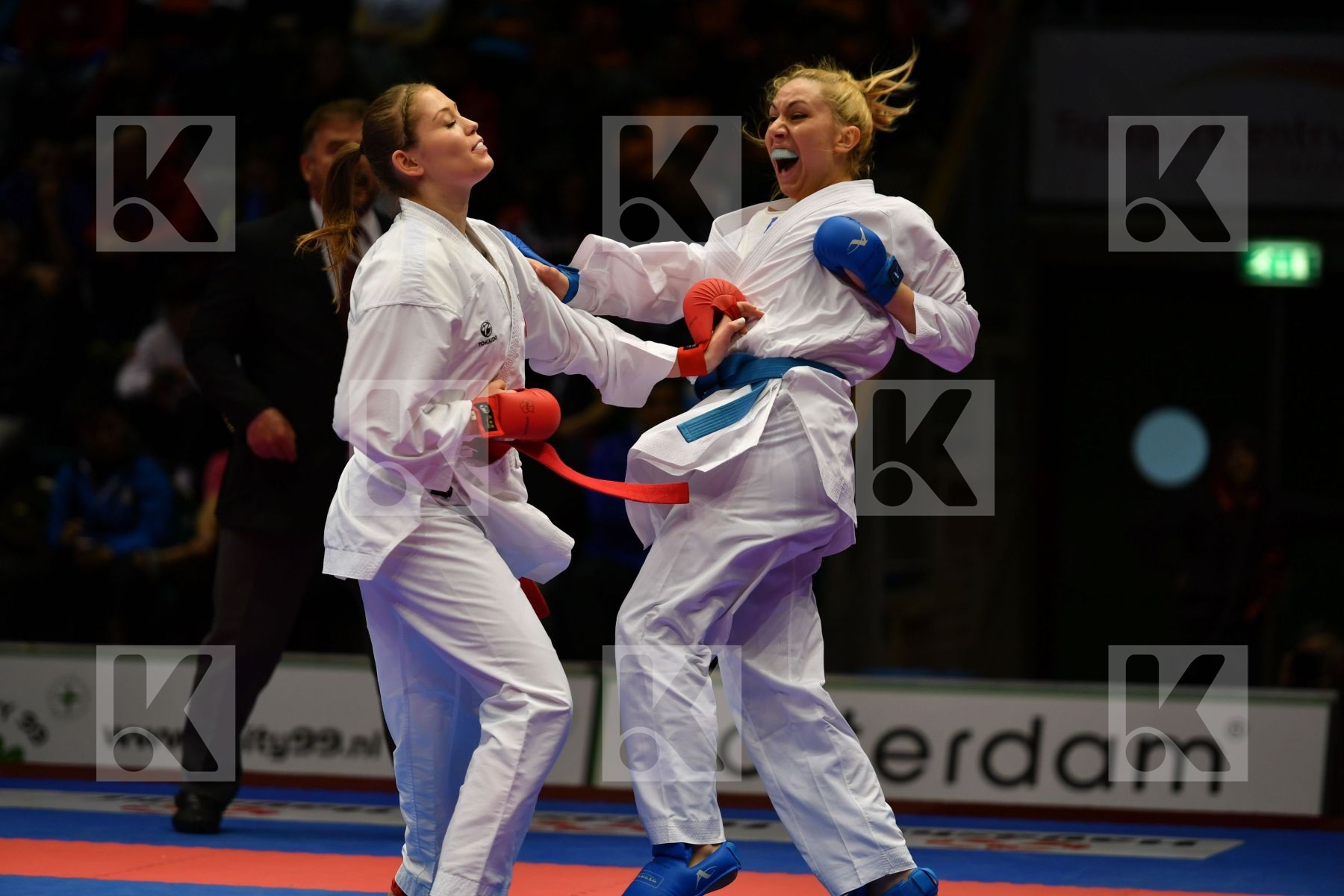 Bruederlin Ramona Chatziliadou Eleni Female kumite 68+ kg German