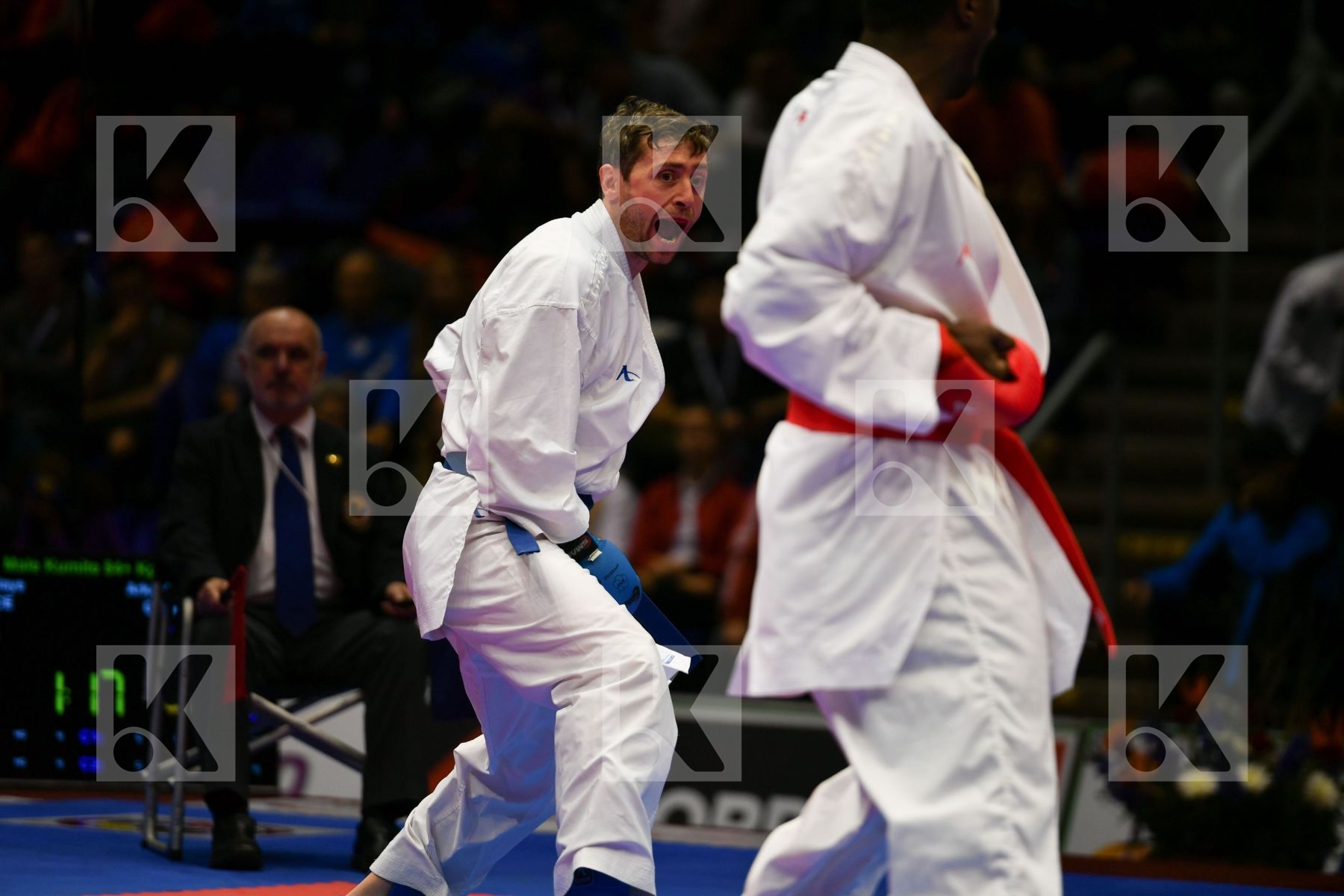 Arkania Gogita Diop Ablaye France Georgia Male kumite 84+ kg