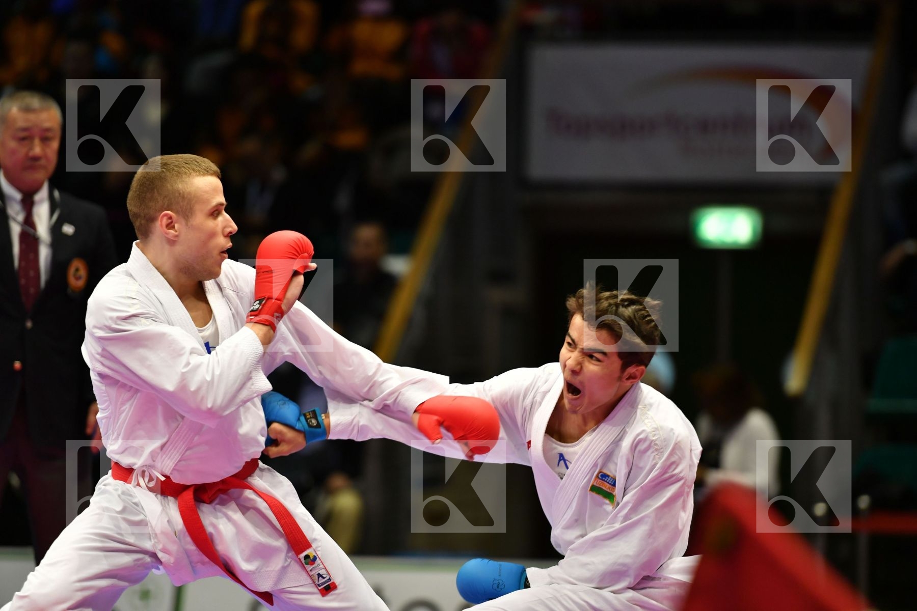 Kalnins Kalvis Latvia Male kumite -60 kg Saymatov Sadriddin Uzbe