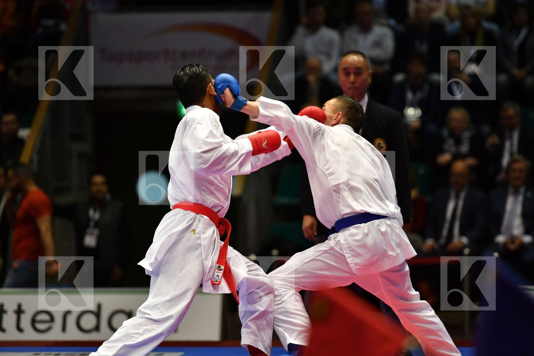 Dacosta Steven France Madera Andres Male kumite -67 kg Venezuela