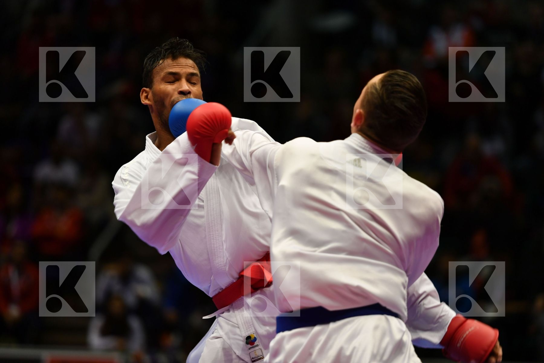 Dacosta Steven France Madera Andres Male kumite -67 kg Venezuela