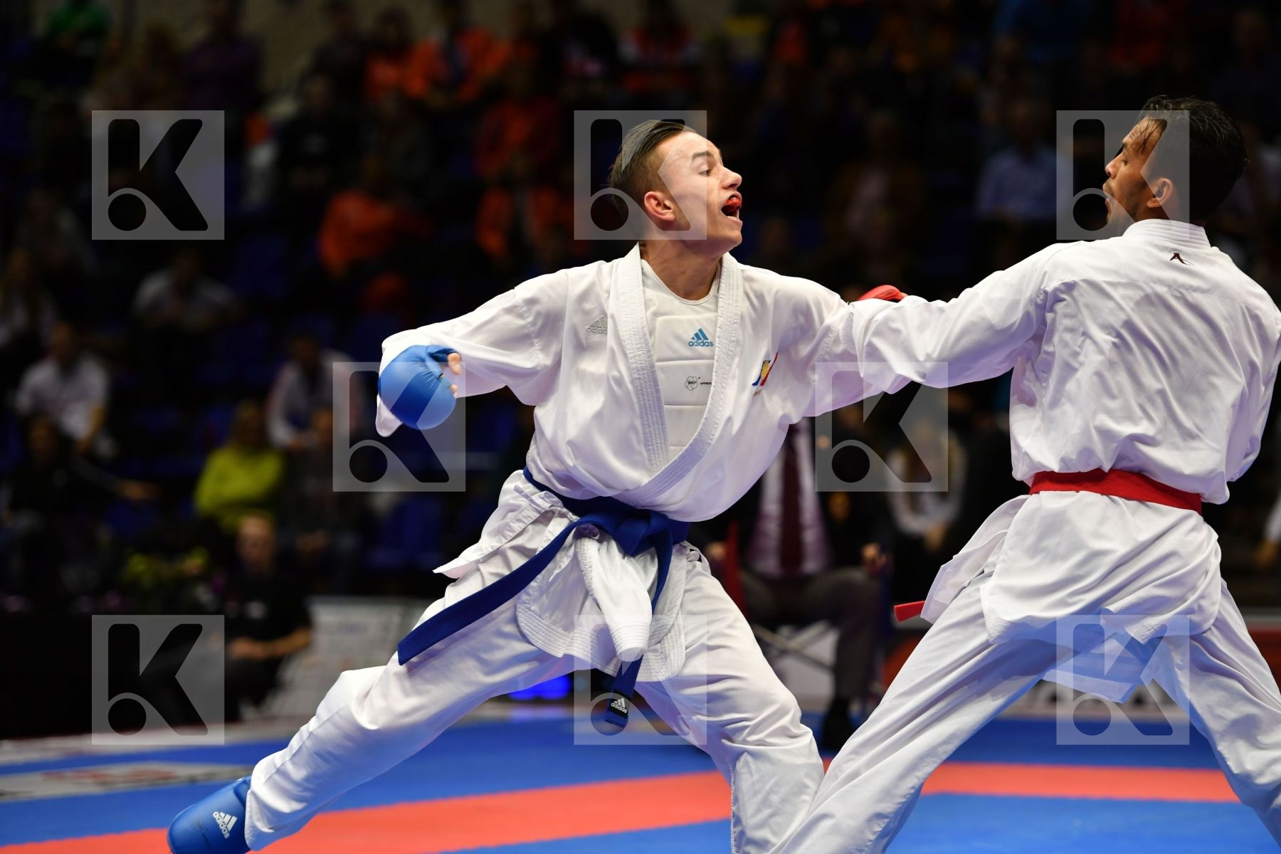 Dacosta Steven France Madera Andres Male kumite -67 kg Venezuela