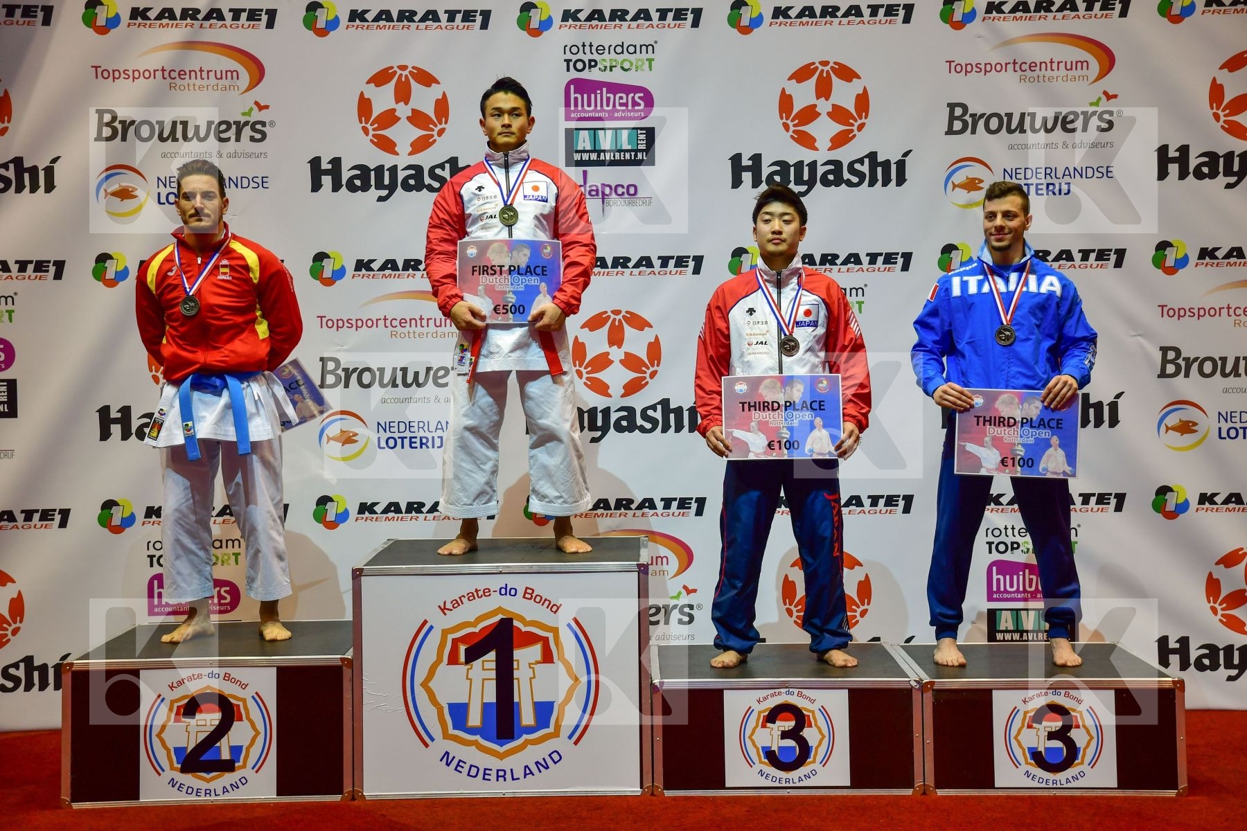 Hayashida Chikashi Iodice Alessandro Italy Japan Male kata podiu