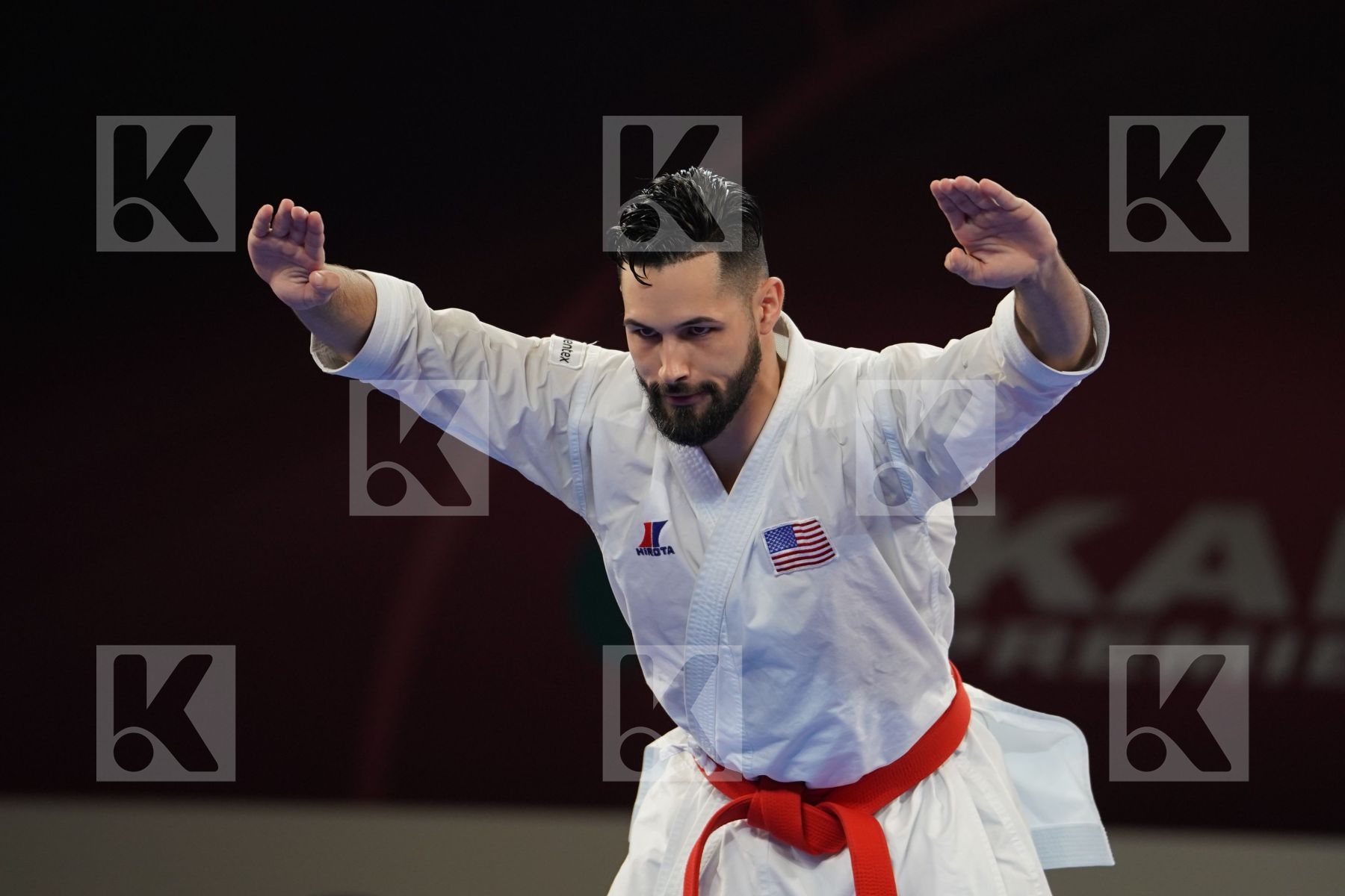 TORRES GUTIERREZ ARIEL (USA) in Senior Male Kata - Bronze bout