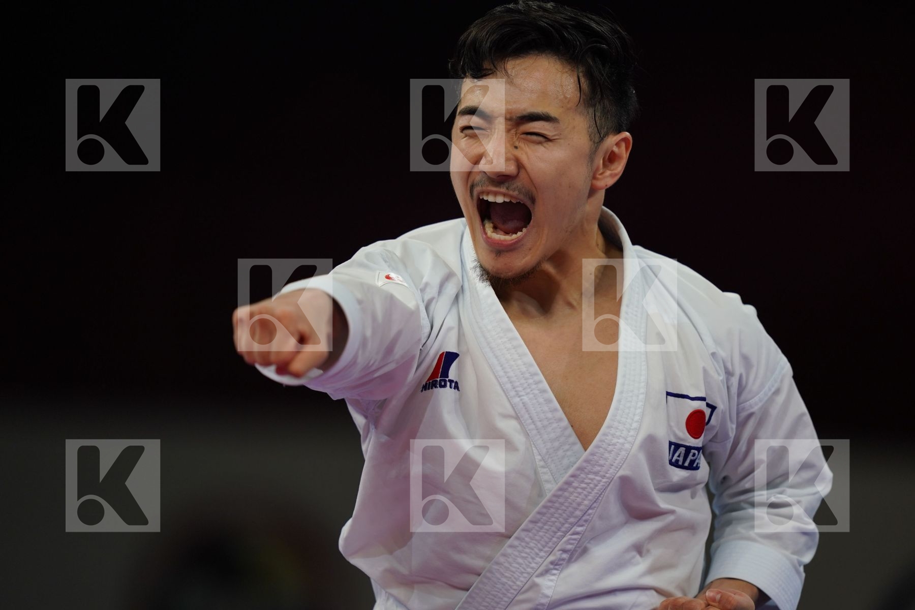 MOTO KAZUMASA (JAPAN) in Senior Male Kata - Bronze bout