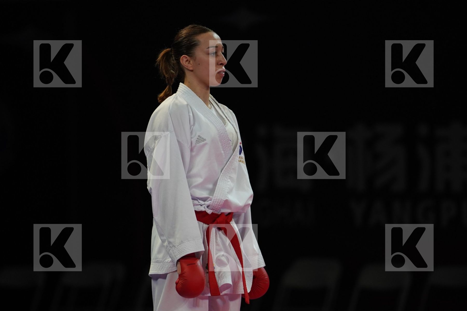 OUIHADDADENE SABRINA (FRANCE) vs YAKAN TUBA (TURKEY) in Senior Kumite -55 Kg - Bronze bout