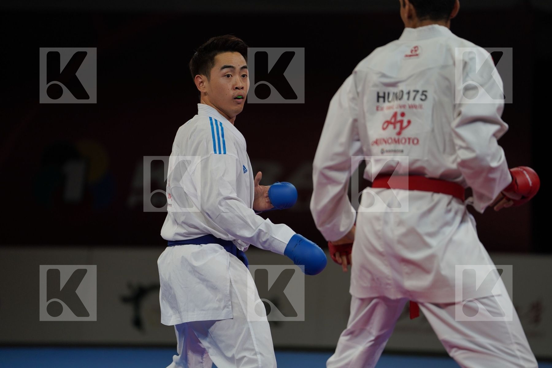 TADISSI YVES MARTIAL (HUNGARY) vs NGAMPHUENGPHIT SUPA (THAILAND) in Senior Kumite -67 Kg - Bronze bout