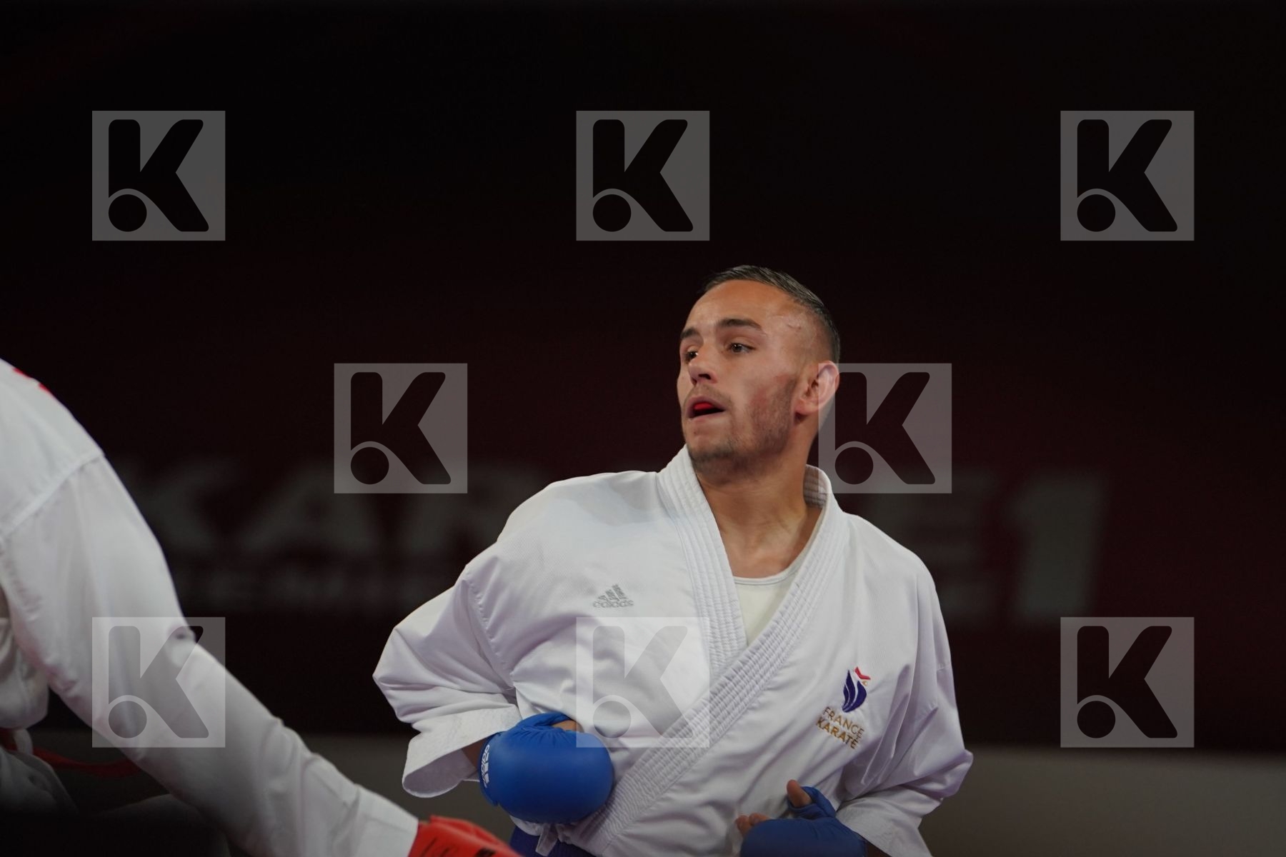 ELSAWY ALI (EGYPT) vs DACOSTA STEVEN (FRANCE) in Senior Kumite -67 Kg - Bronze bout