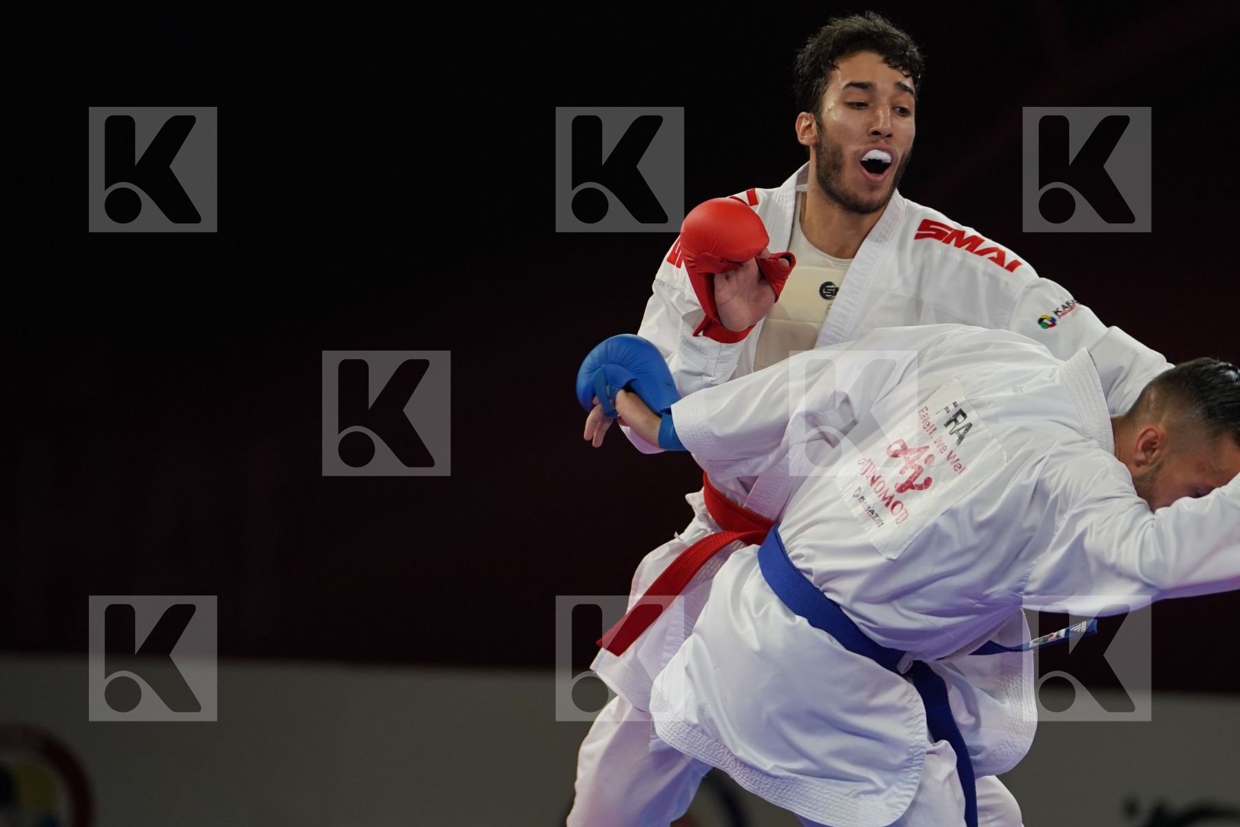 ELSAWY ALI (EGYPT) vs DACOSTA STEVEN (FRANCE) in Senior Kumite -67 Kg - Bronze bout