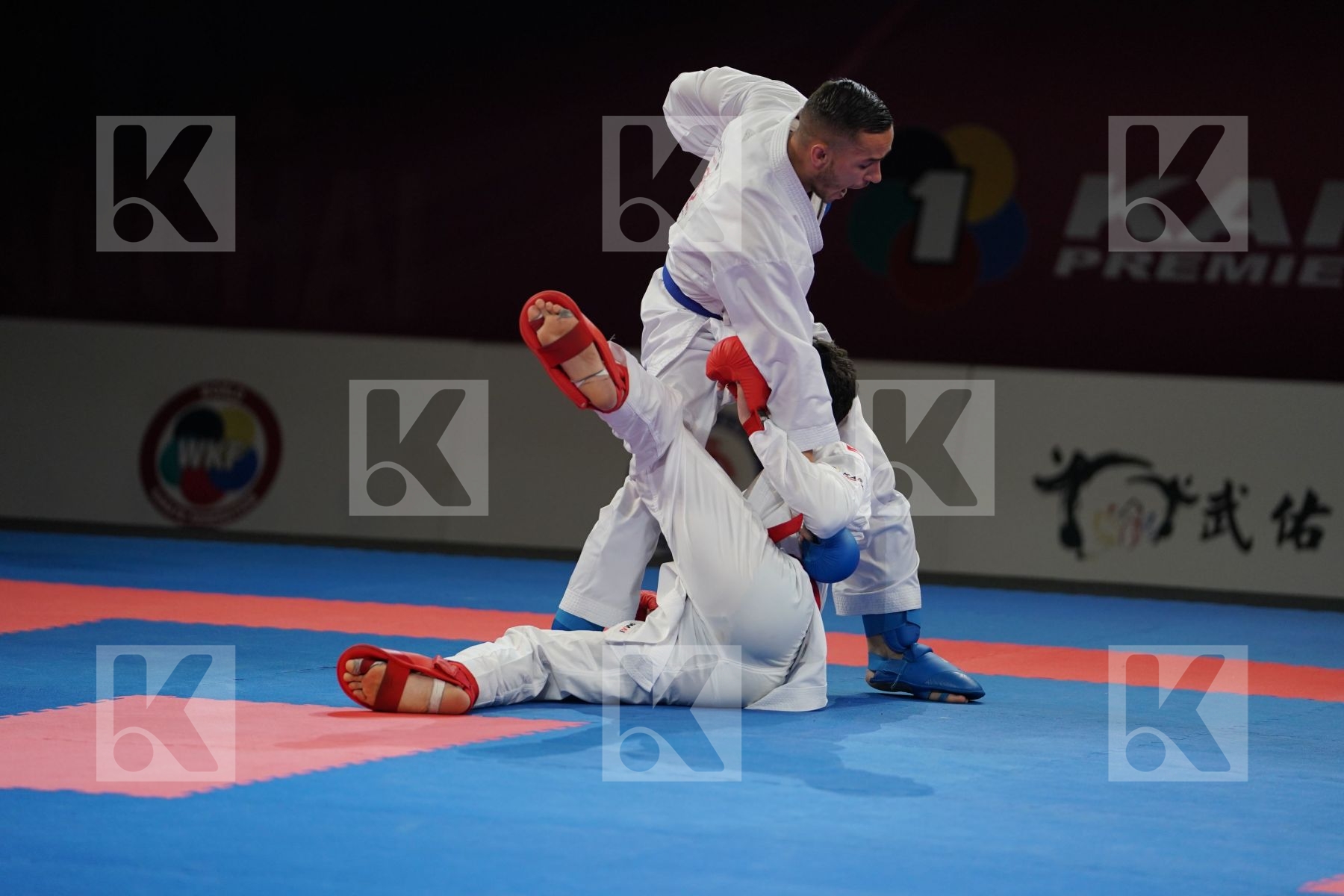 ELSAWY ALI (EGYPT) vs DACOSTA STEVEN (FRANCE) in Senior Kumite -67 Kg - Bronze bout