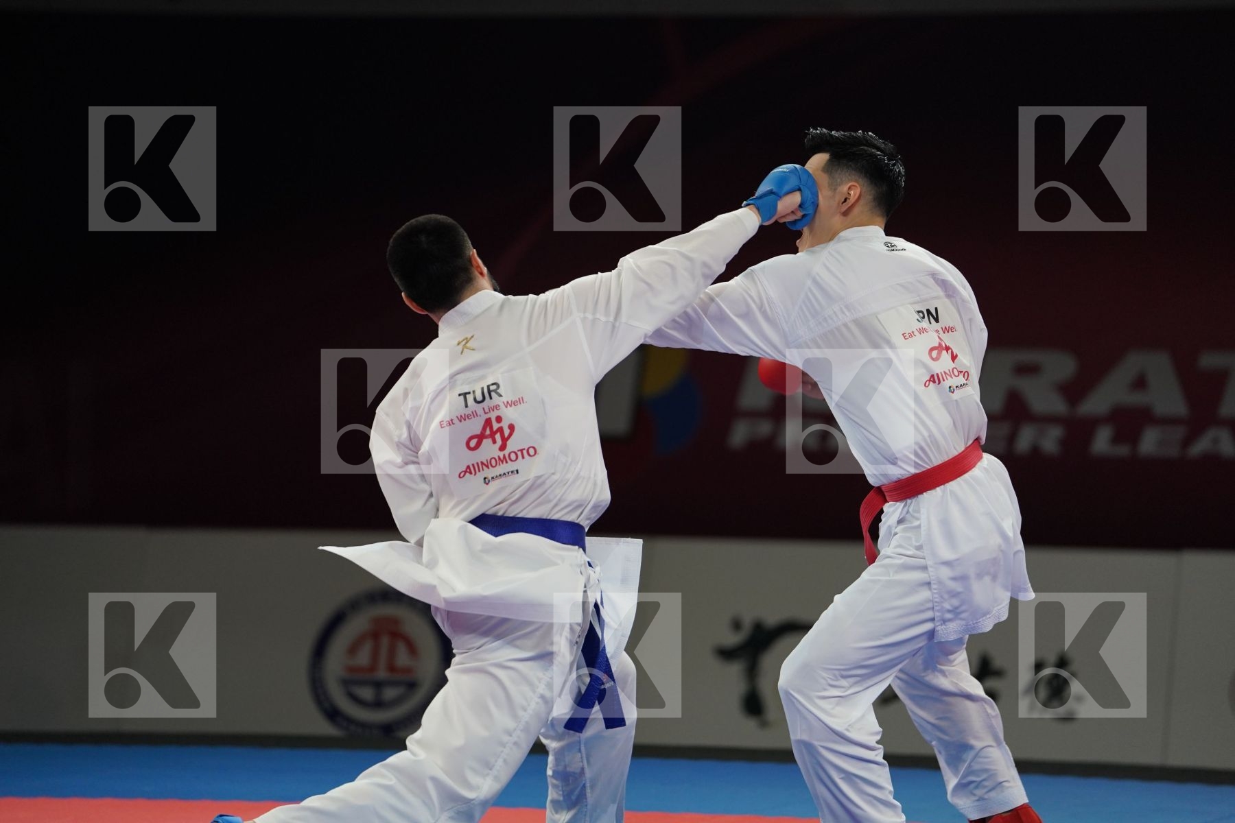 NISHIMURA KEN (JAPAN) vs ELTEMUR ERMAN (TURKEY) in Senior Kumite -75 Kg - Bronze bout