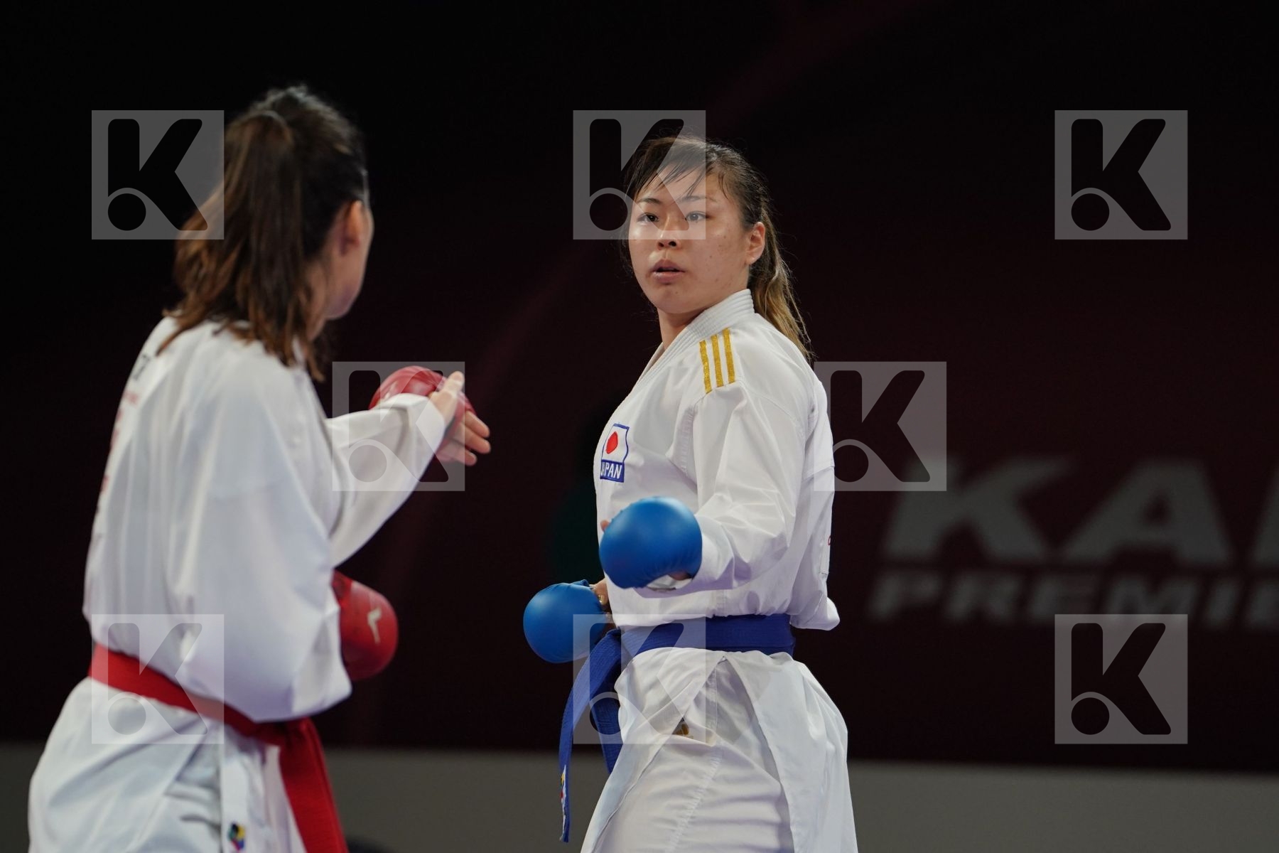 HOCAOGLU MELTEM (TURKEY) vs UEKUSA AYUMI (JAPAN) in Senior Kumite 68+ Kg - Bronze bout