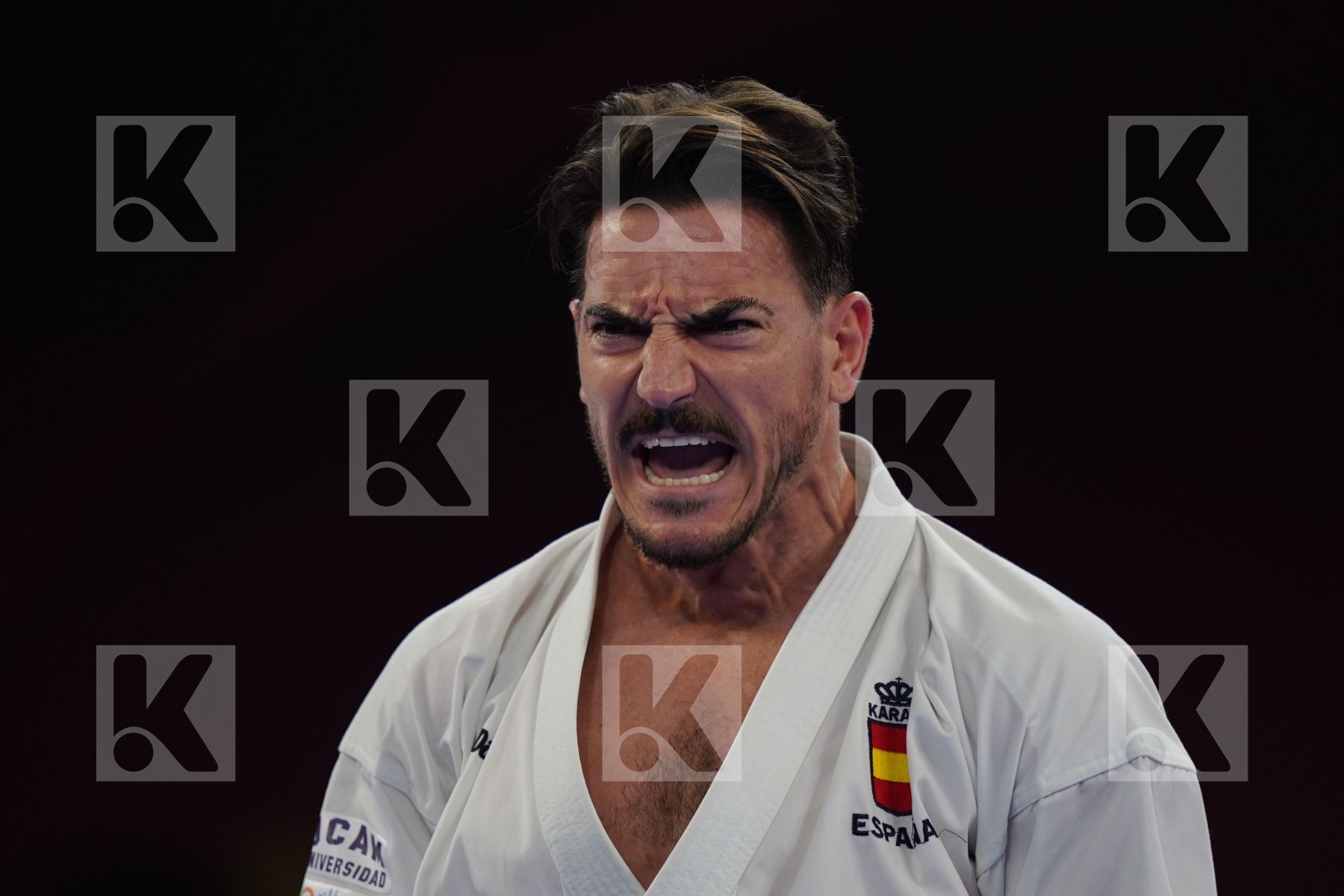 QUINTERO CAPDEVILA DAMIAN HUGO (SPAIN) in Senior Male Kata - Gold bout