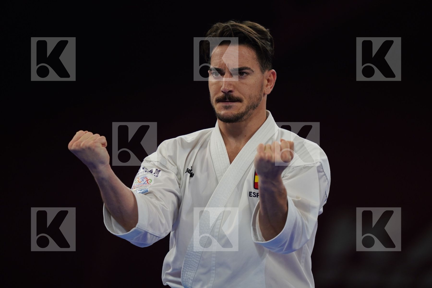 QUINTERO CAPDEVILA DAMIAN HUGO (SPAIN) in Senior Male Kata - Gold bout