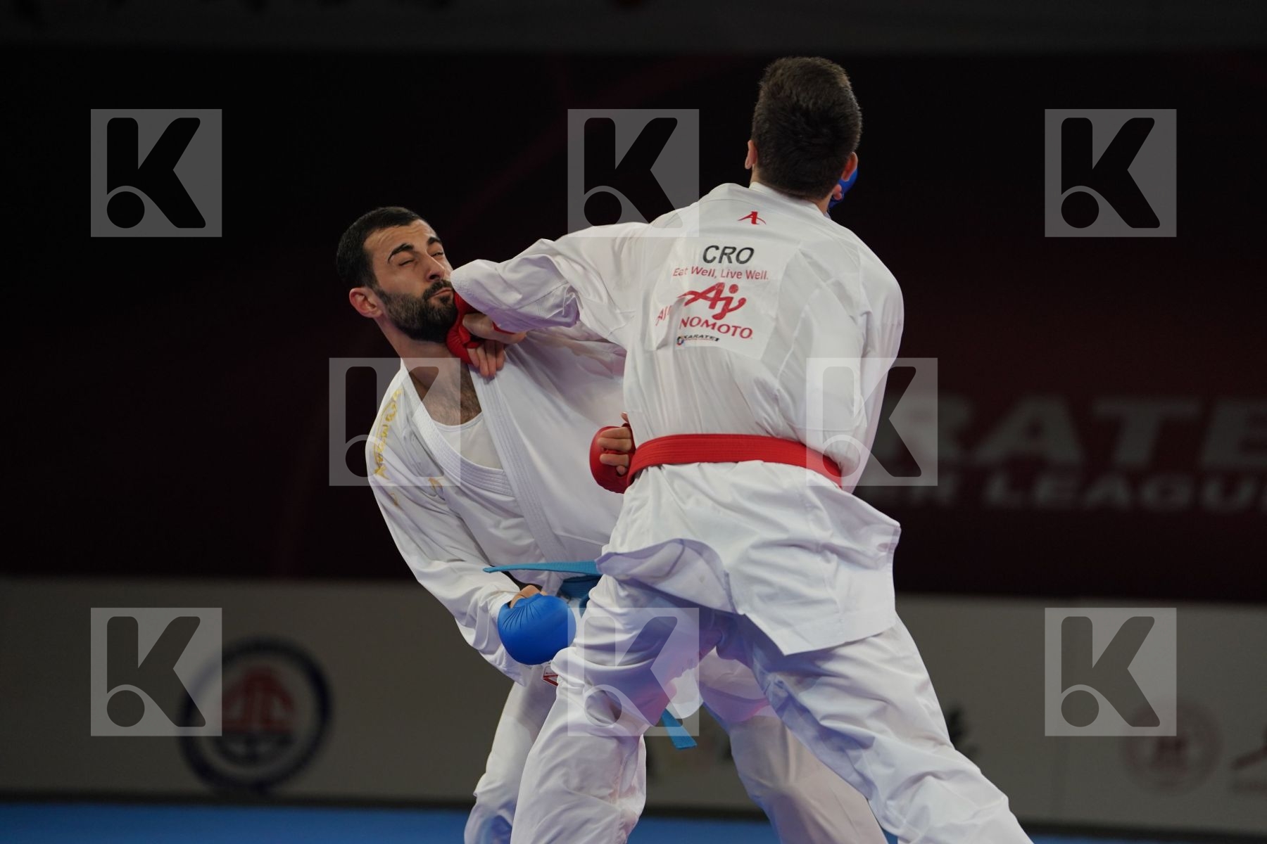 KVESIC IVAN (CROATIA) vs AKTAS UGUR (TURKEY) in Senior Kumite -84 Kg - Gold bout