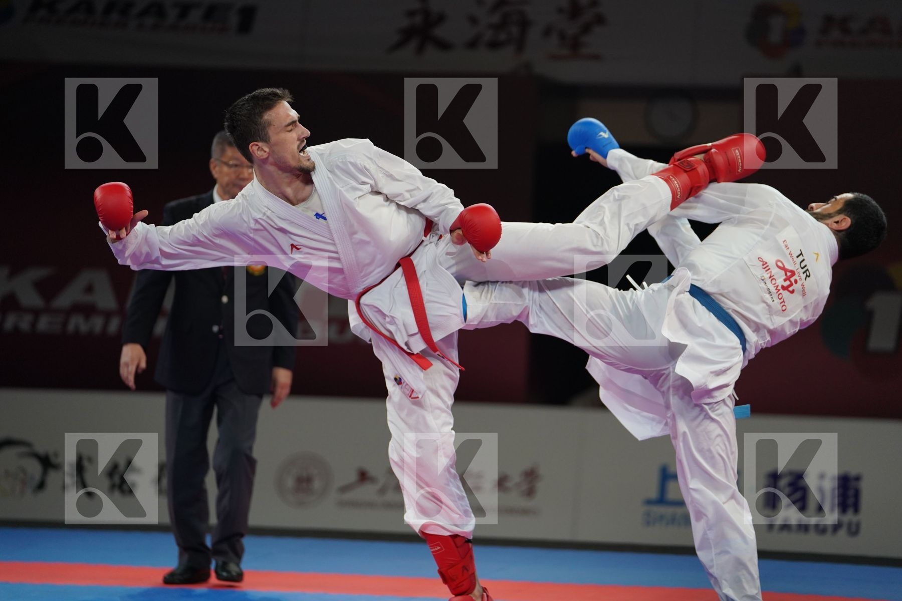 KVESIC IVAN (CROATIA) vs AKTAS UGUR (TURKEY) in Senior Kumite -84 Kg - Gold bout