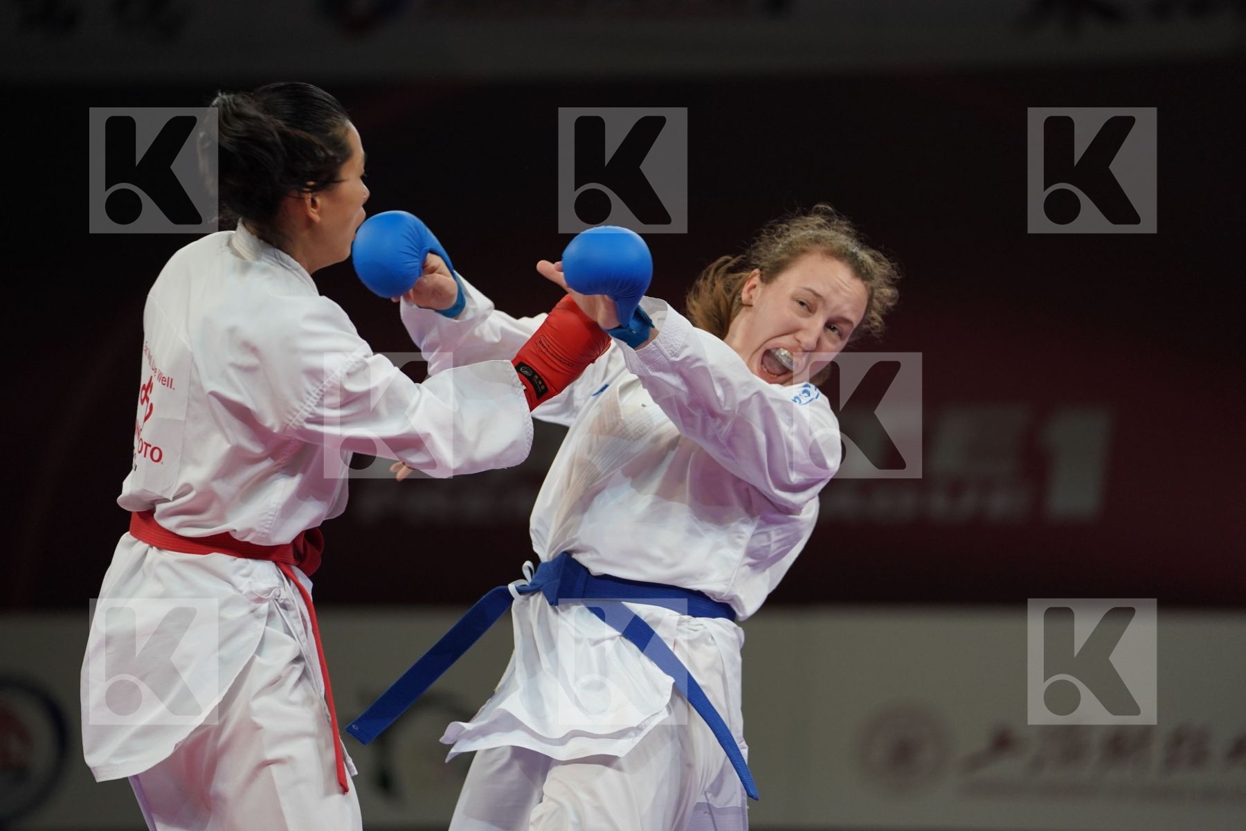 GAO MENGMENG (PEOPLES REPUBLIC OF CHINA) vs BERULTSEVA SOFYA (KAZAKHSTAN) in Senior Kumite 68+ Kg - Gold bout