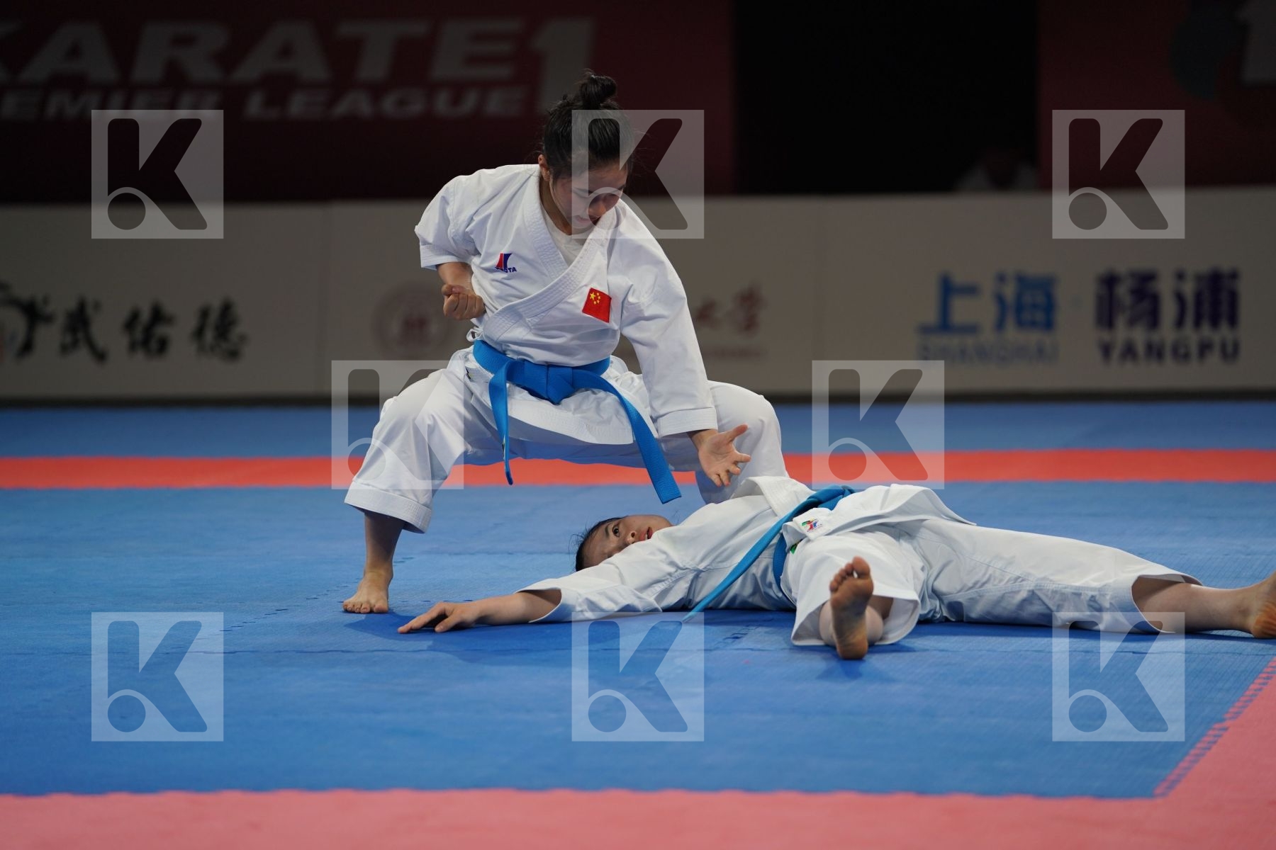 CHINA in Senior Team Female Kata - Gold bout