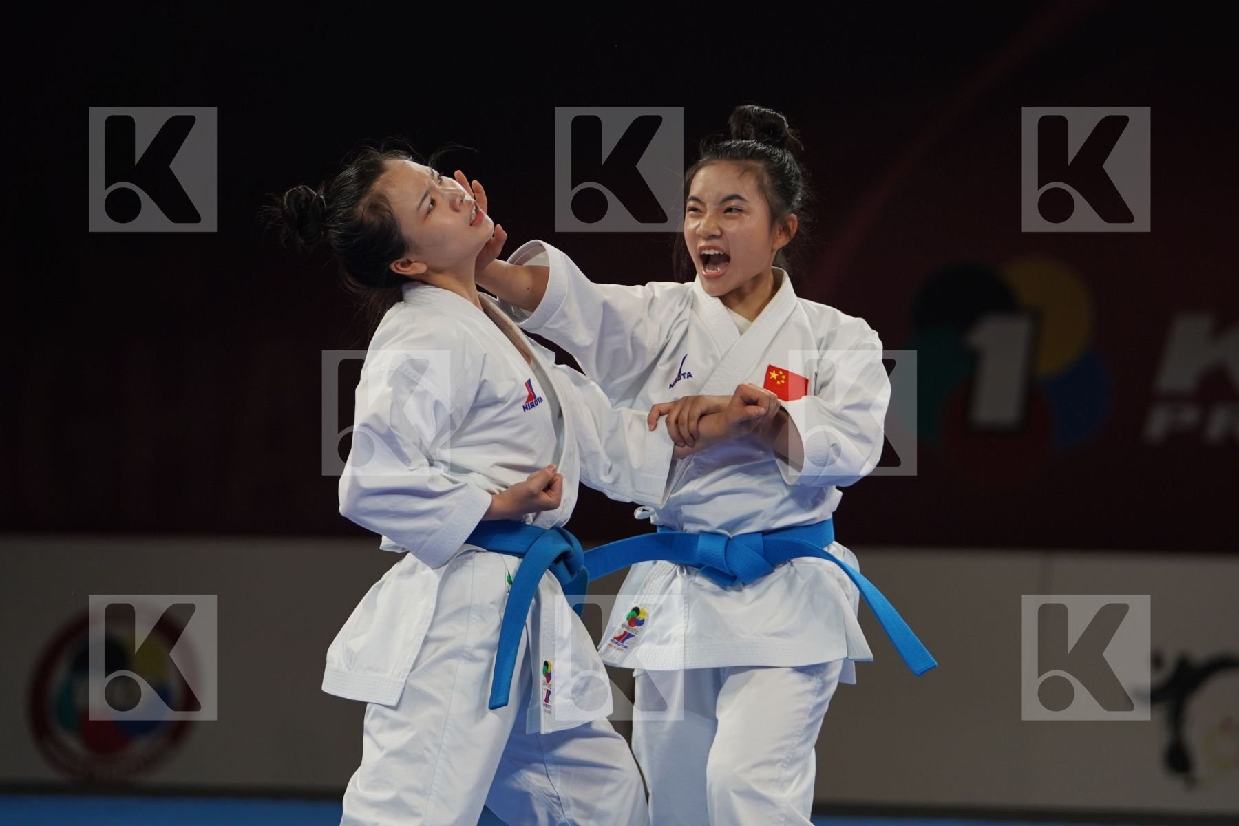 CHINA in Senior Team Female Kata - Gold bout