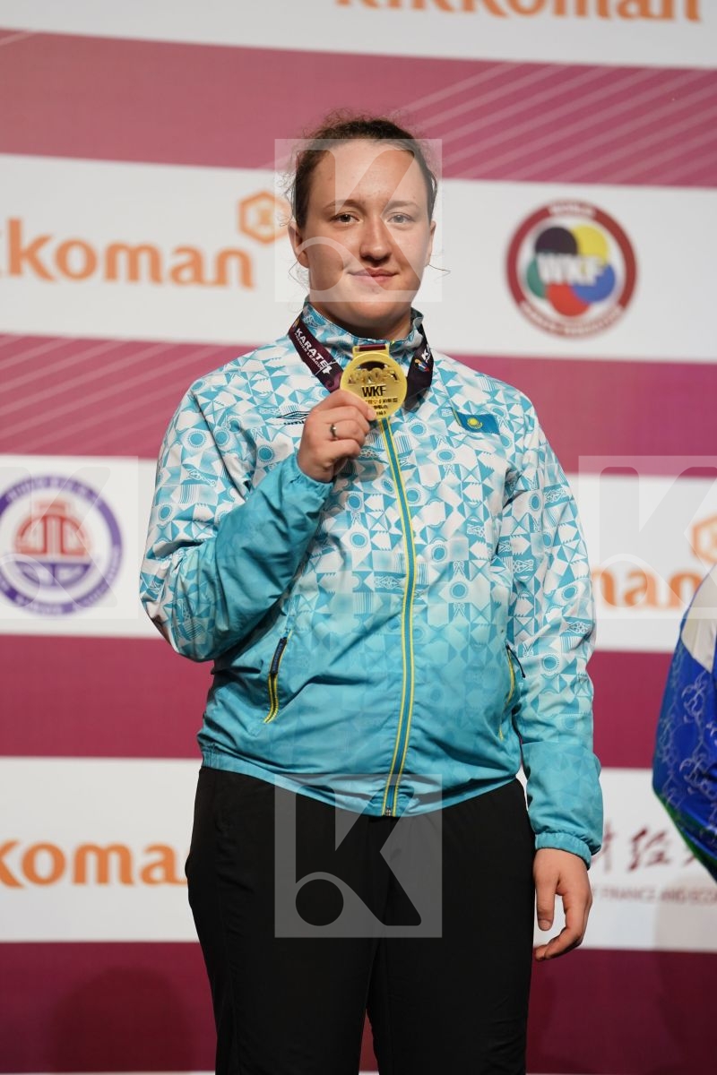 BERULTSEVA SOFYA (KAZAKHSTAN) during podium ceremony
