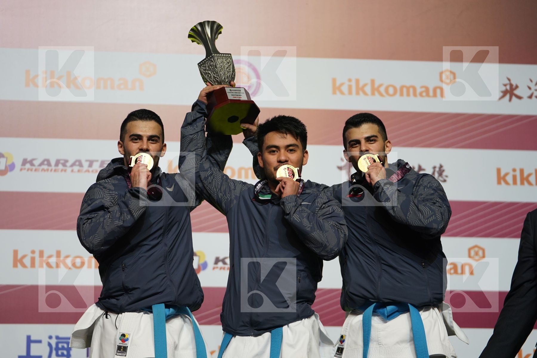 KUWAIT during podium ceremony