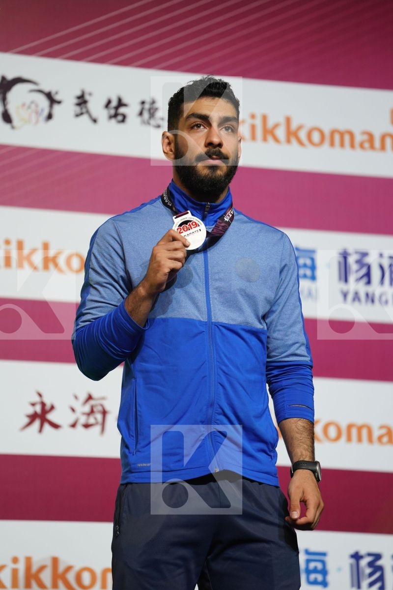 ABAZARI SALEH (ISLAMIC REPUBLIC OF IRAN) during podium ceremony