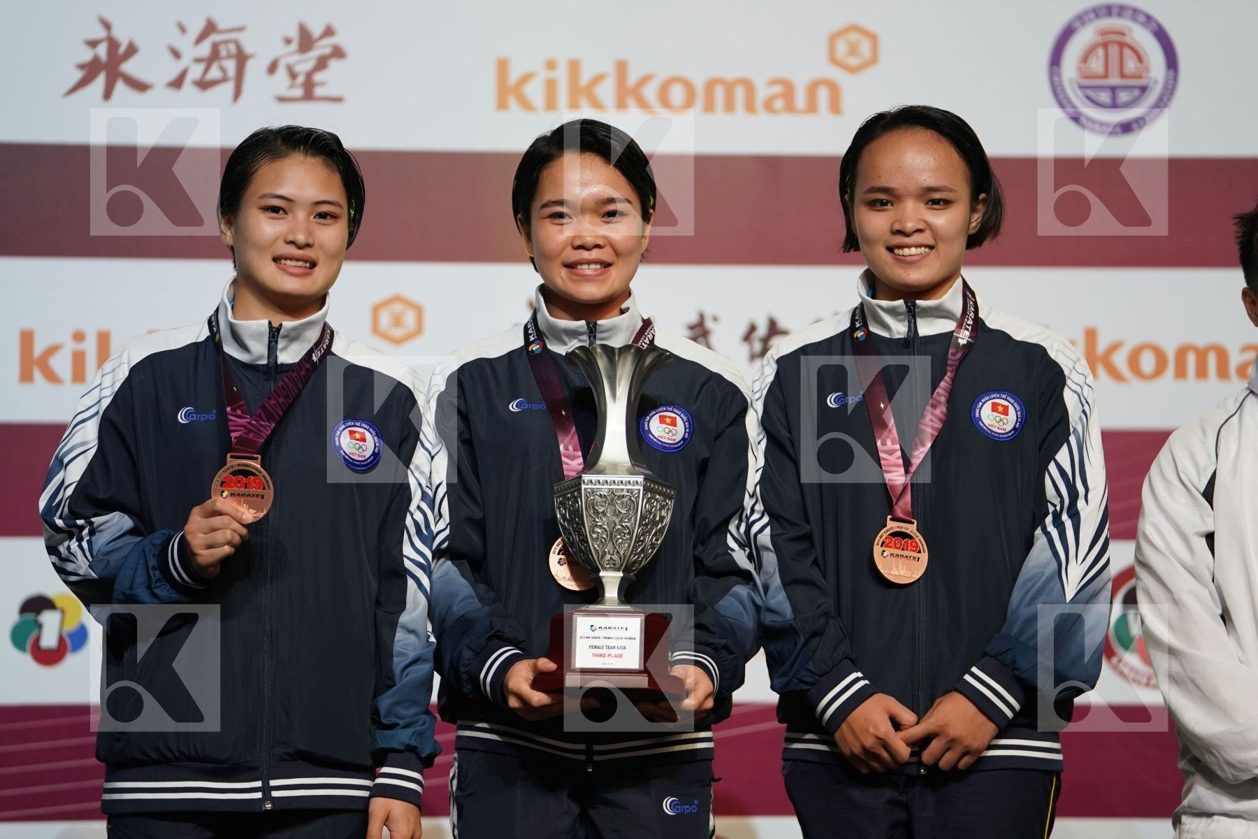 CHINA during podium ceremony
