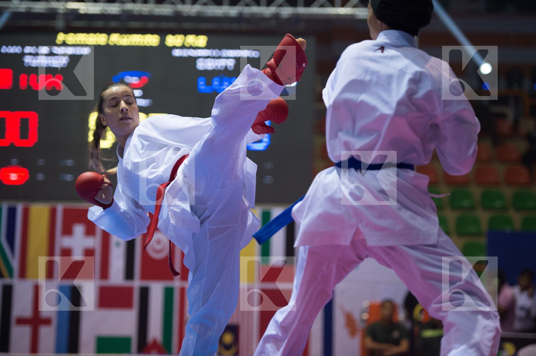 -50 kg Egypt final kumite Ozcelik Serap Rashed Areeg Turkey