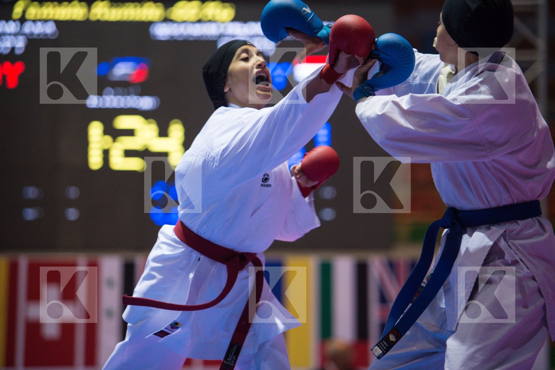 -50 kg Egypt final kumite Ozcelik Serap Rashed Areeg Turkey