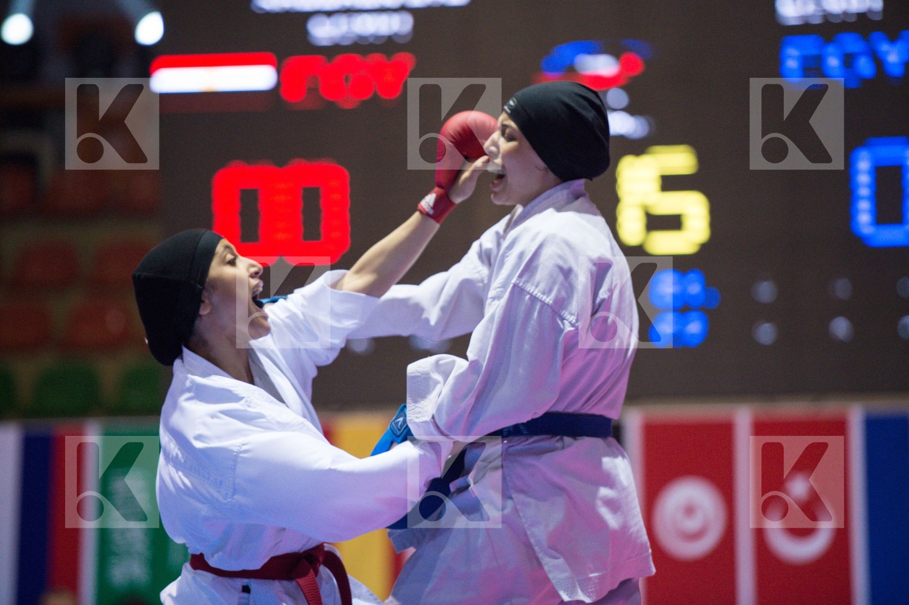 -50 kg Egypt final kumite Ozcelik Serap Rashed Areeg Turkey