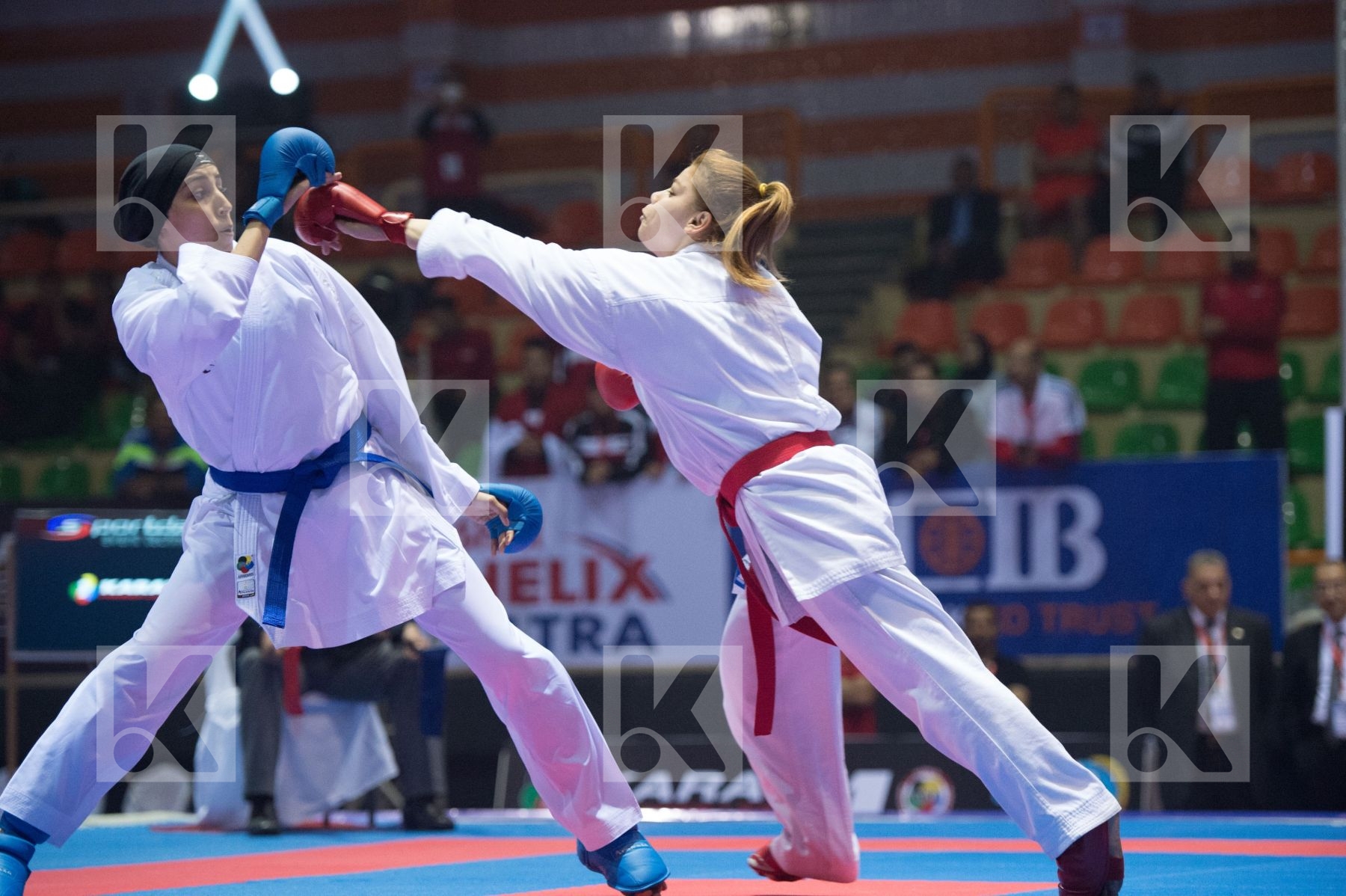 -61 kg Egypt final kumite Lotfy Giana Shheber Mouna Syrian Arab