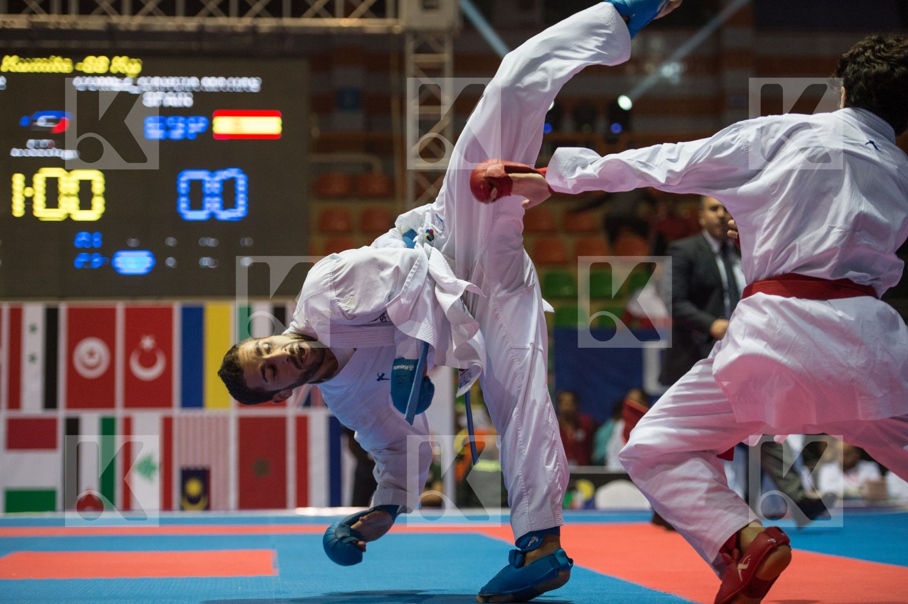 -60 kg Almalki Abdulhadi final Gomez Garcia Matias kumite Saudi
