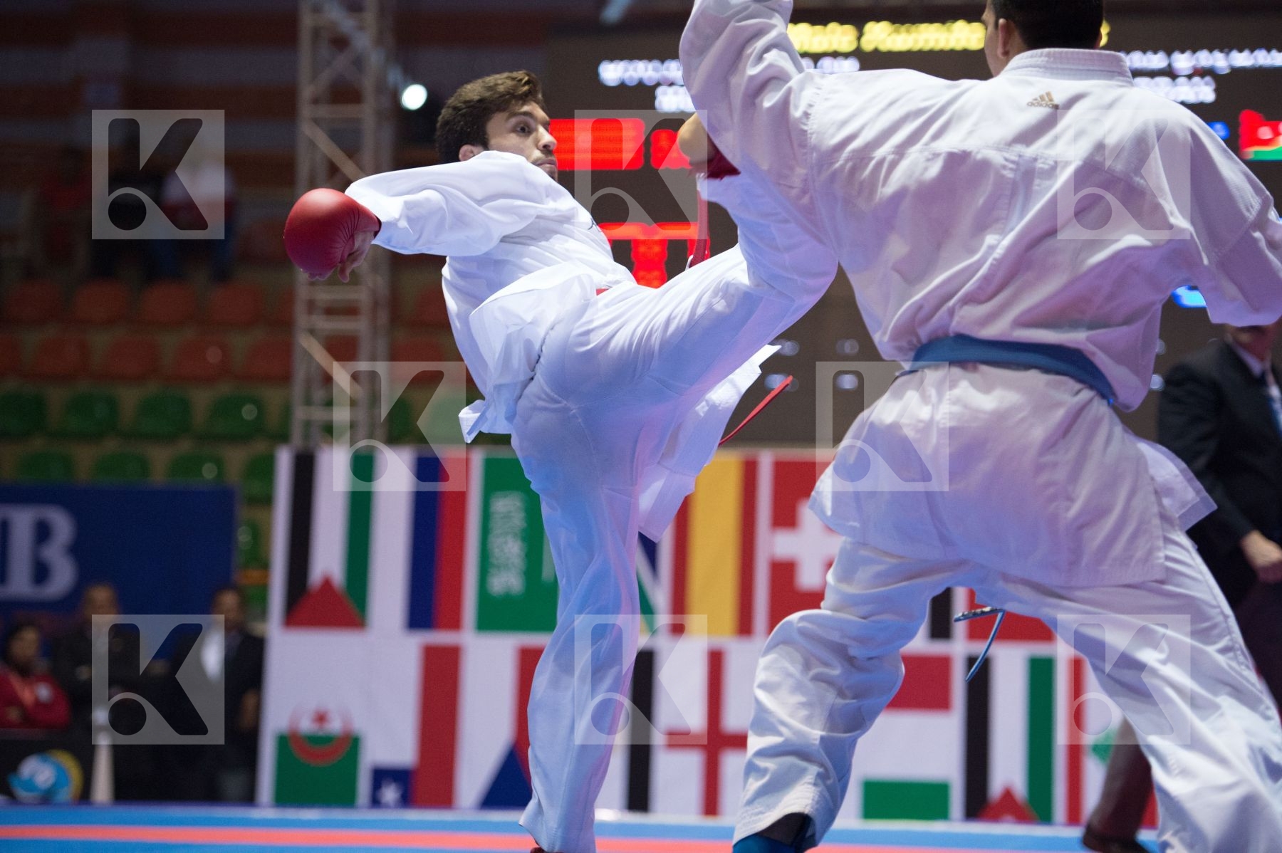 -67 kg Alnajjar Bashar Boujdi Abdelilah final Jordan kumite Moro