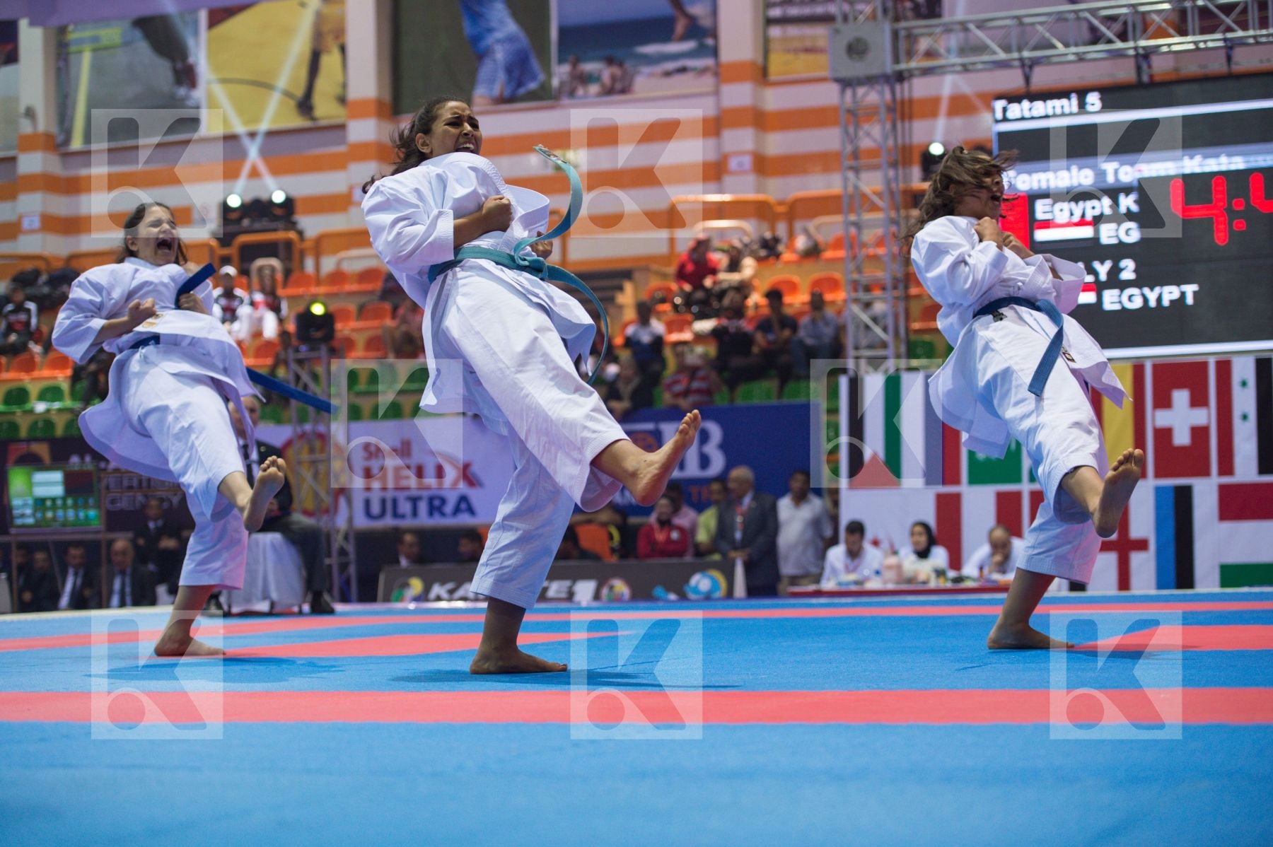 Egypt final kata team
