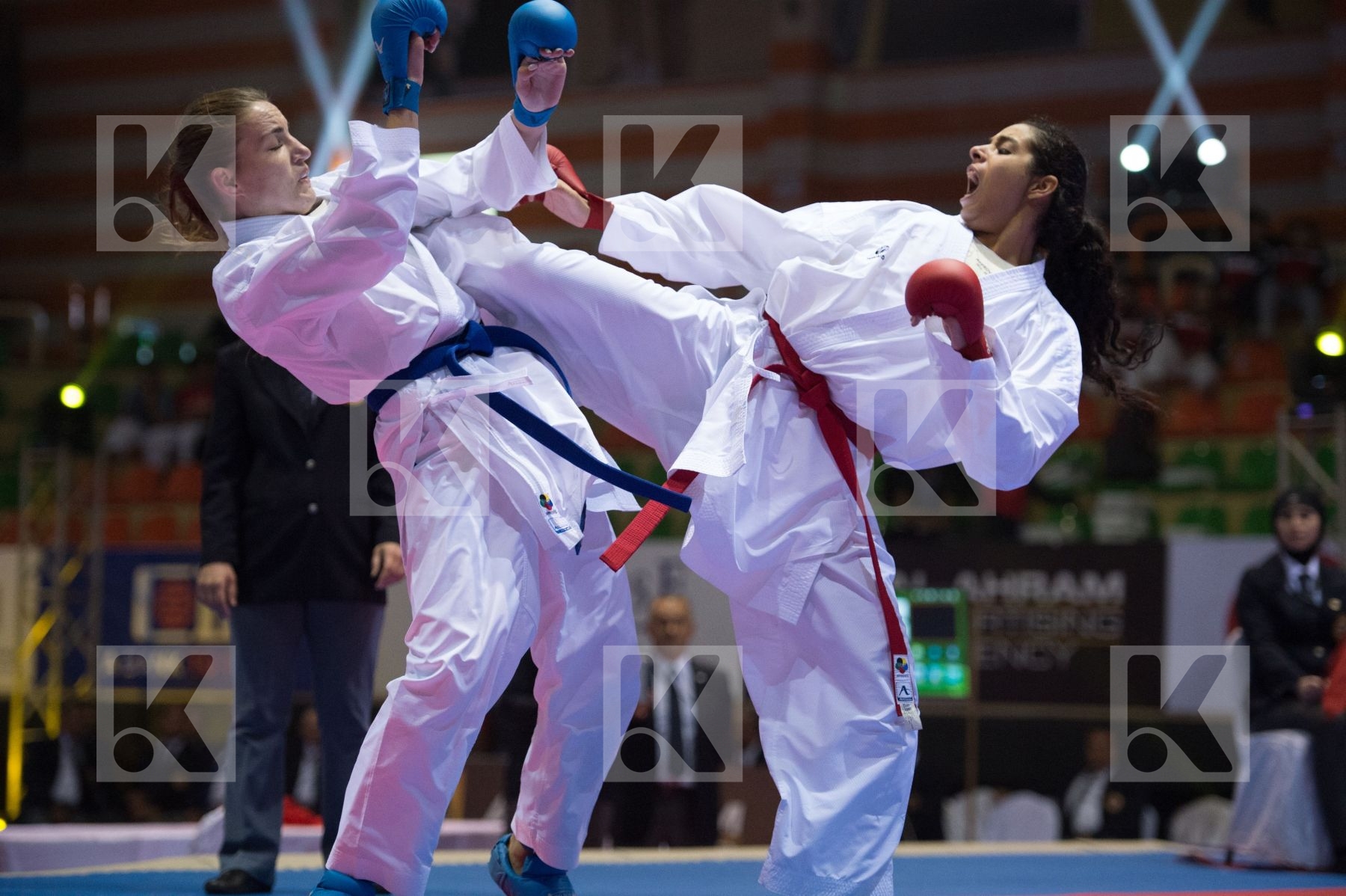 68+ kg Egypt final Hussam Sohila kumite Stepashko Anastasiya Ukr
