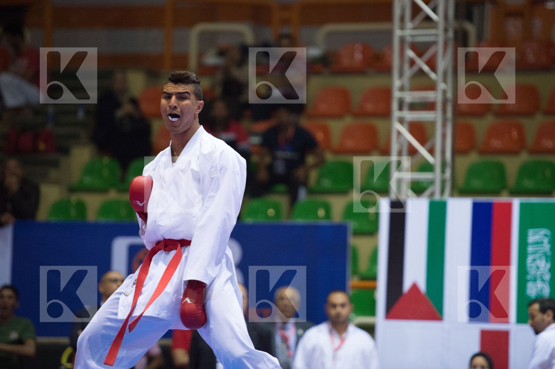 84+ kg Egypt Elasfar Ahmed final kumite Morocco Ouchen Achraf