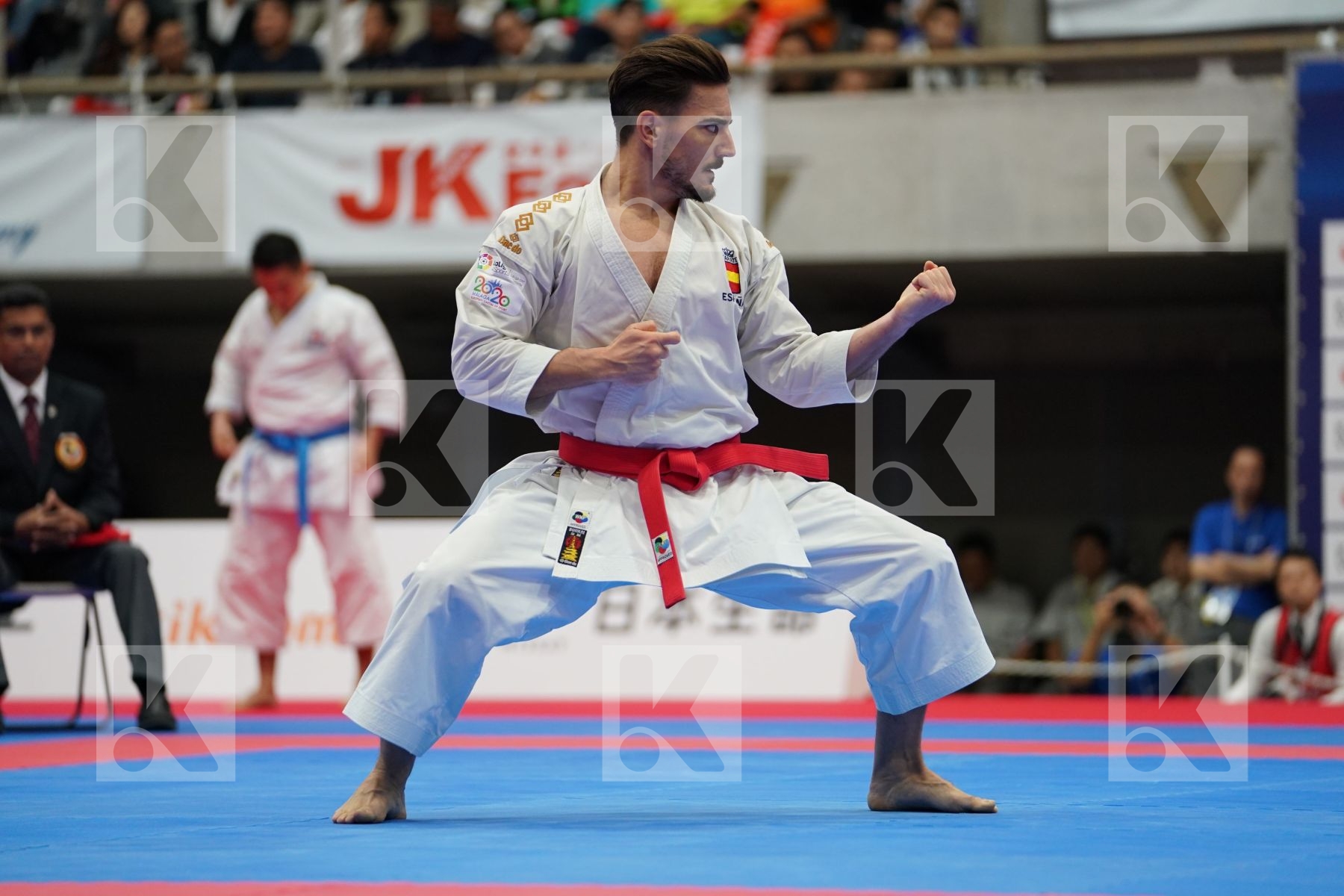 QUINTERO CAPDEVILA DAMIAN HUGO (SPAIN) in Senior Male Kata - Bronze bout