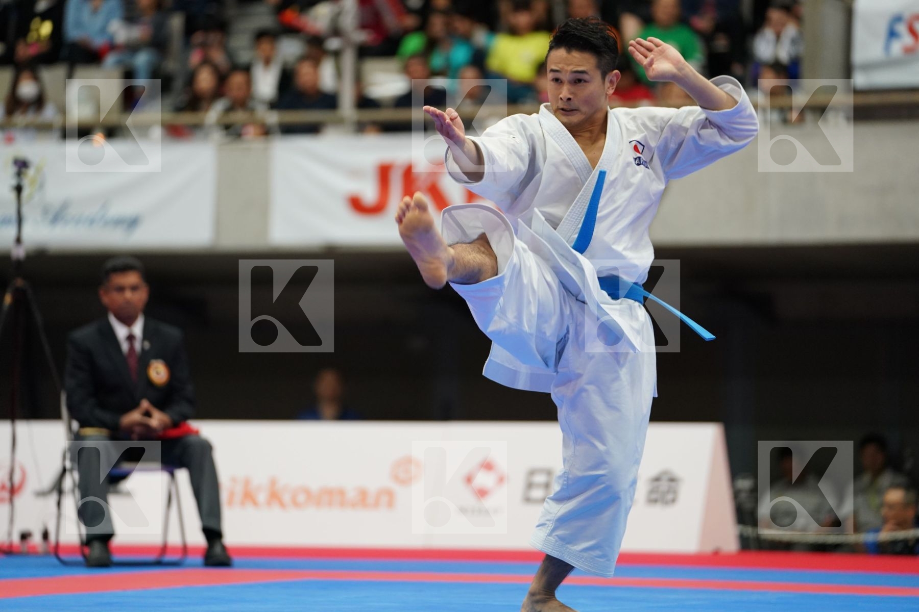 SHIMBABA ISSEI (JAPAN) in Senior Male Kata - Bronze bout