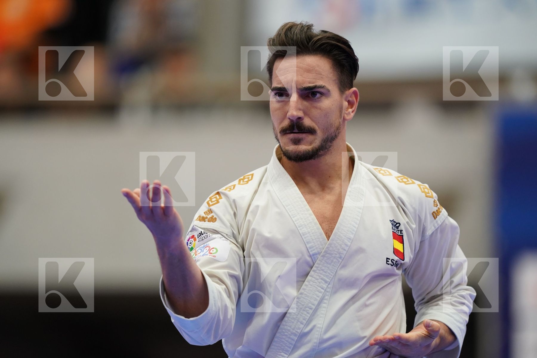 QUINTERO CAPDEVILA DAMIAN HUGO (SPAIN) in Senior Male Kata - Bronze bout