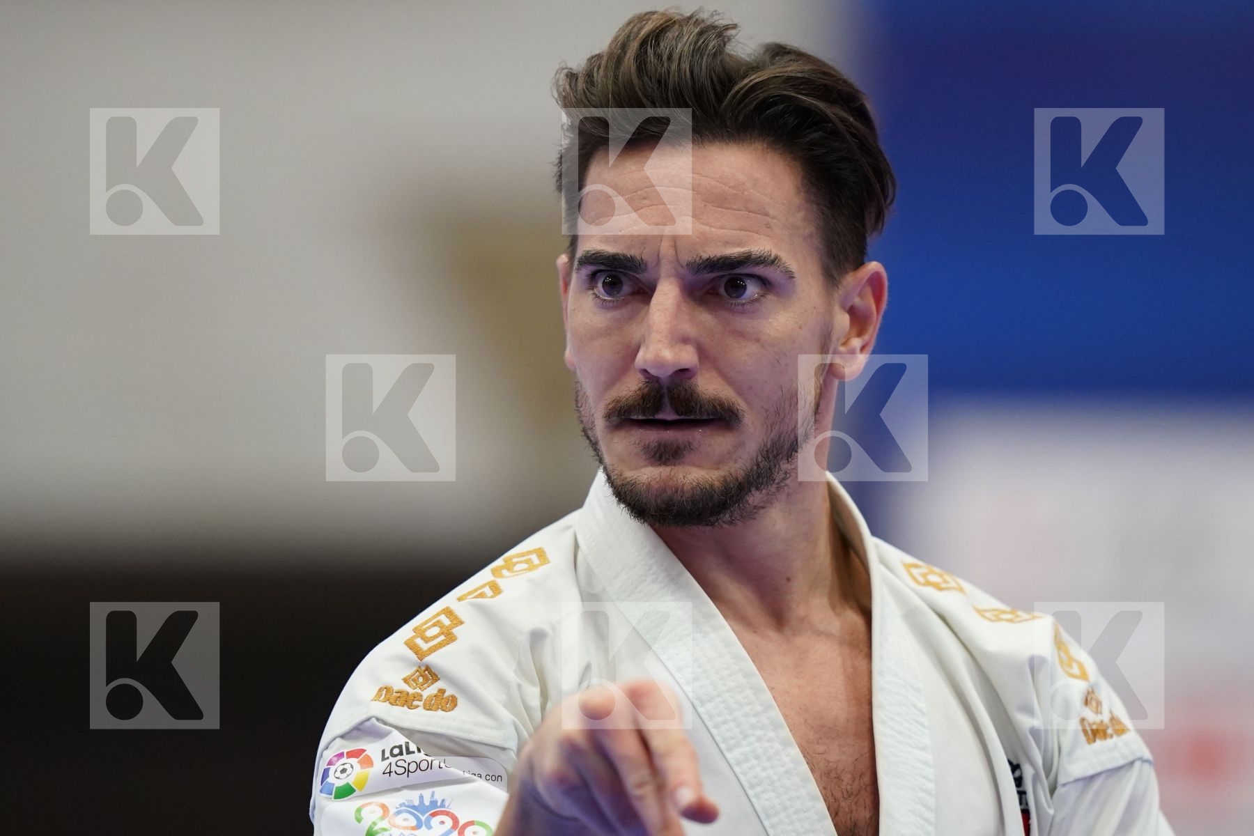 QUINTERO CAPDEVILA DAMIAN HUGO (SPAIN) in Senior Male Kata - Bronze bout